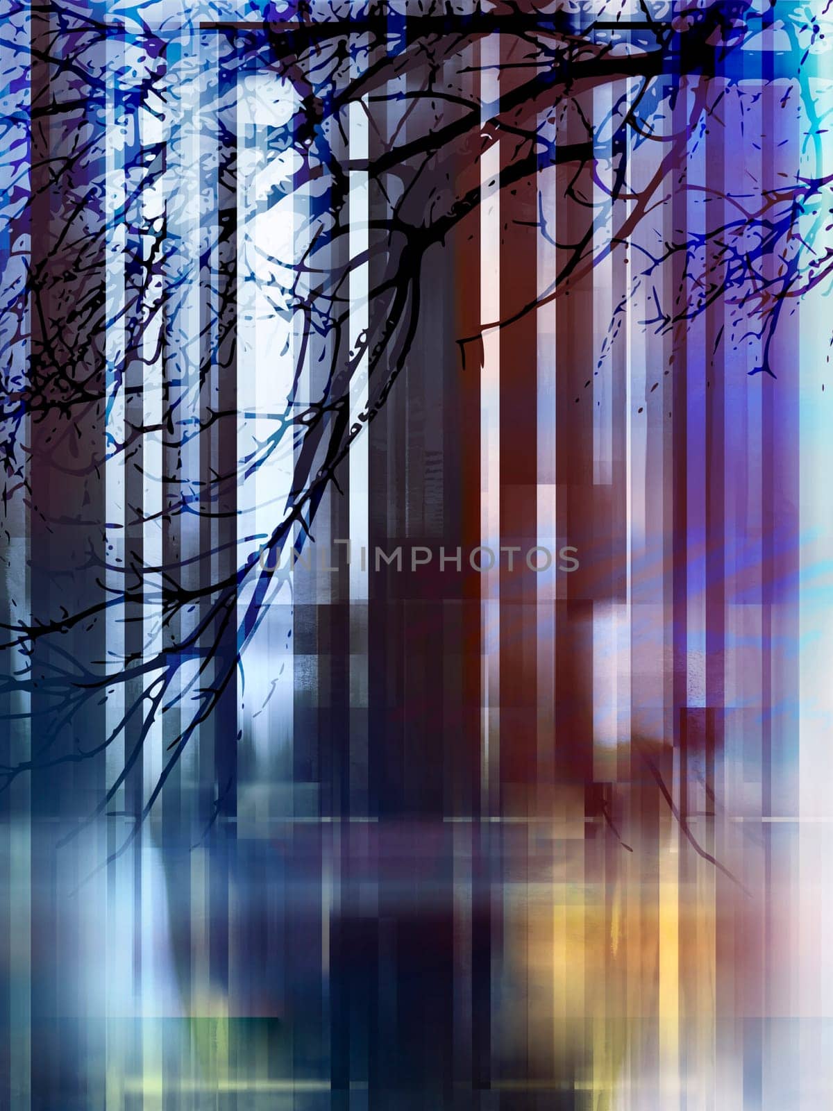 Abstract Stripe Texture Blur