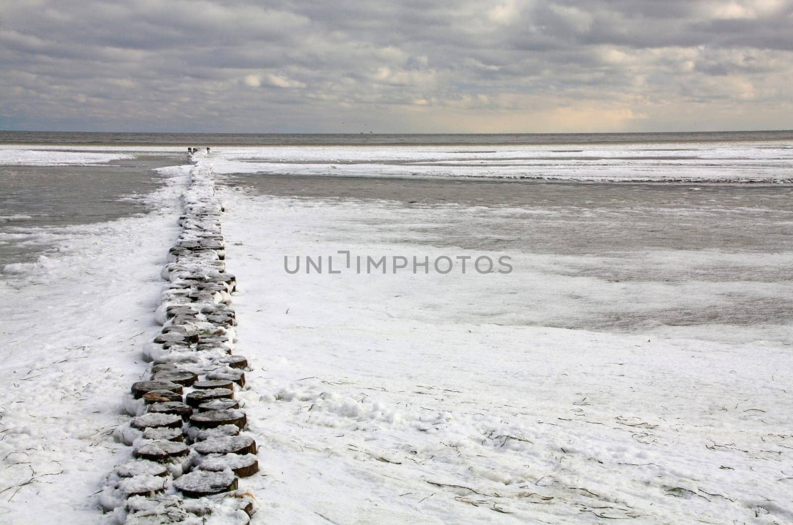 Winter at the Baltic Sea,Mecklenburg-Western Pomerania,Germany