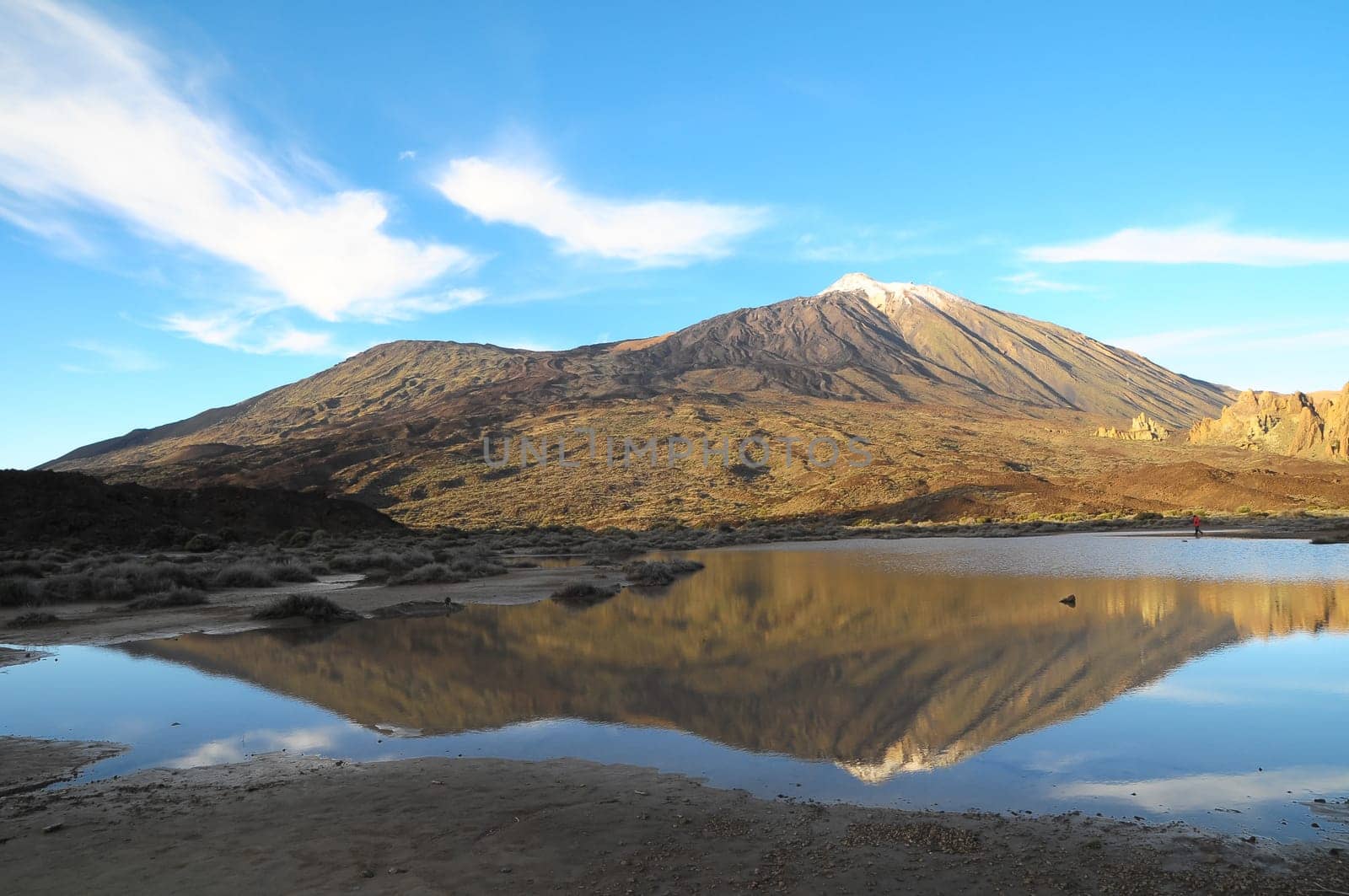Desert Landscape in Volcan Teide National Park, Tenerife, Canary Island, Spain