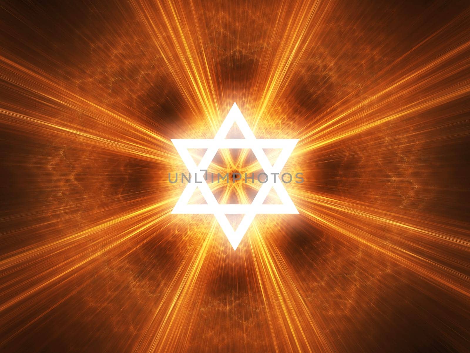 Judaism religious symbol - Star of David.