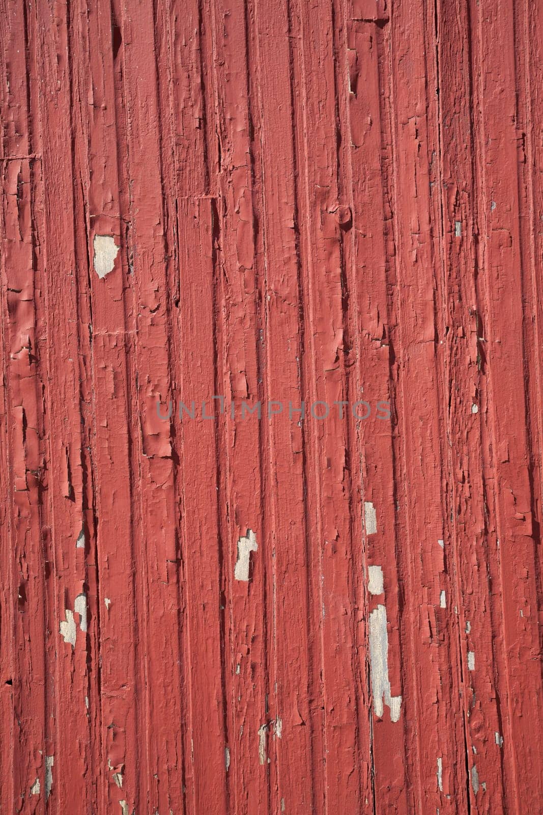 Old clapboards with peeling paint background.