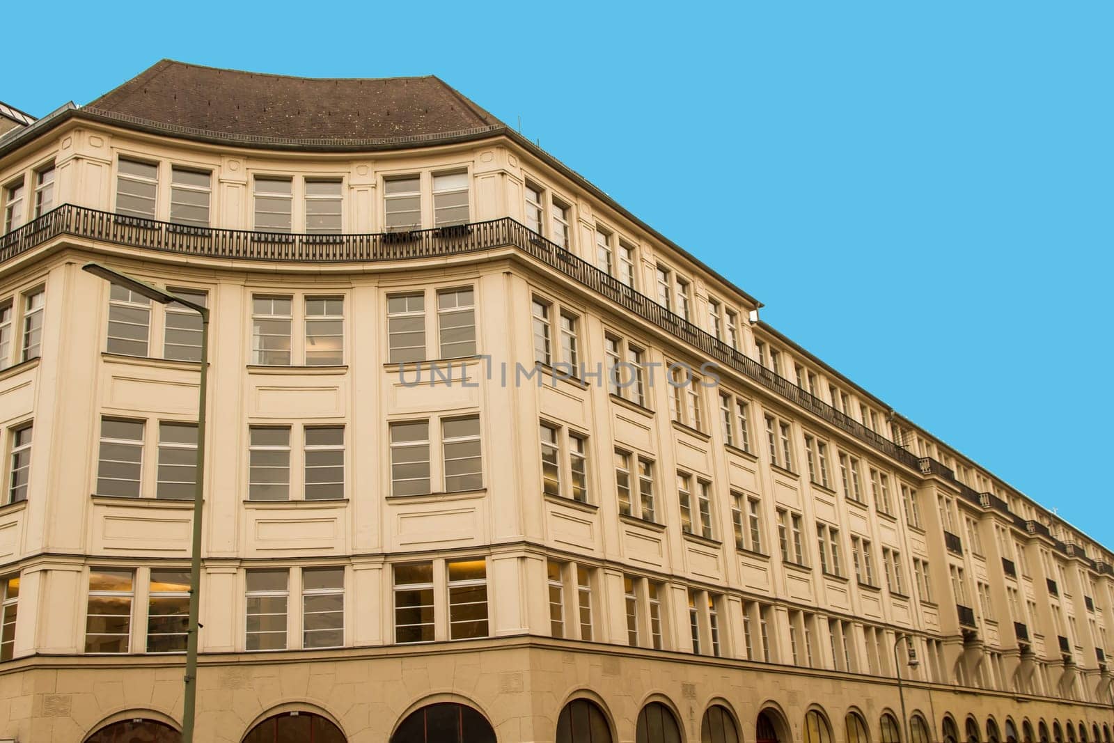 Facade in Berlin, capital city of Germany .