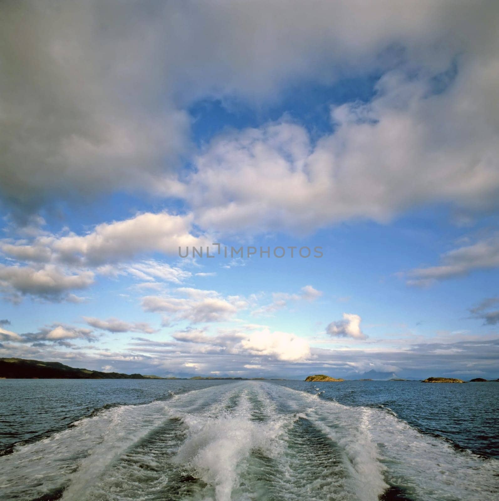 Speed Boat in North Sea, Norway