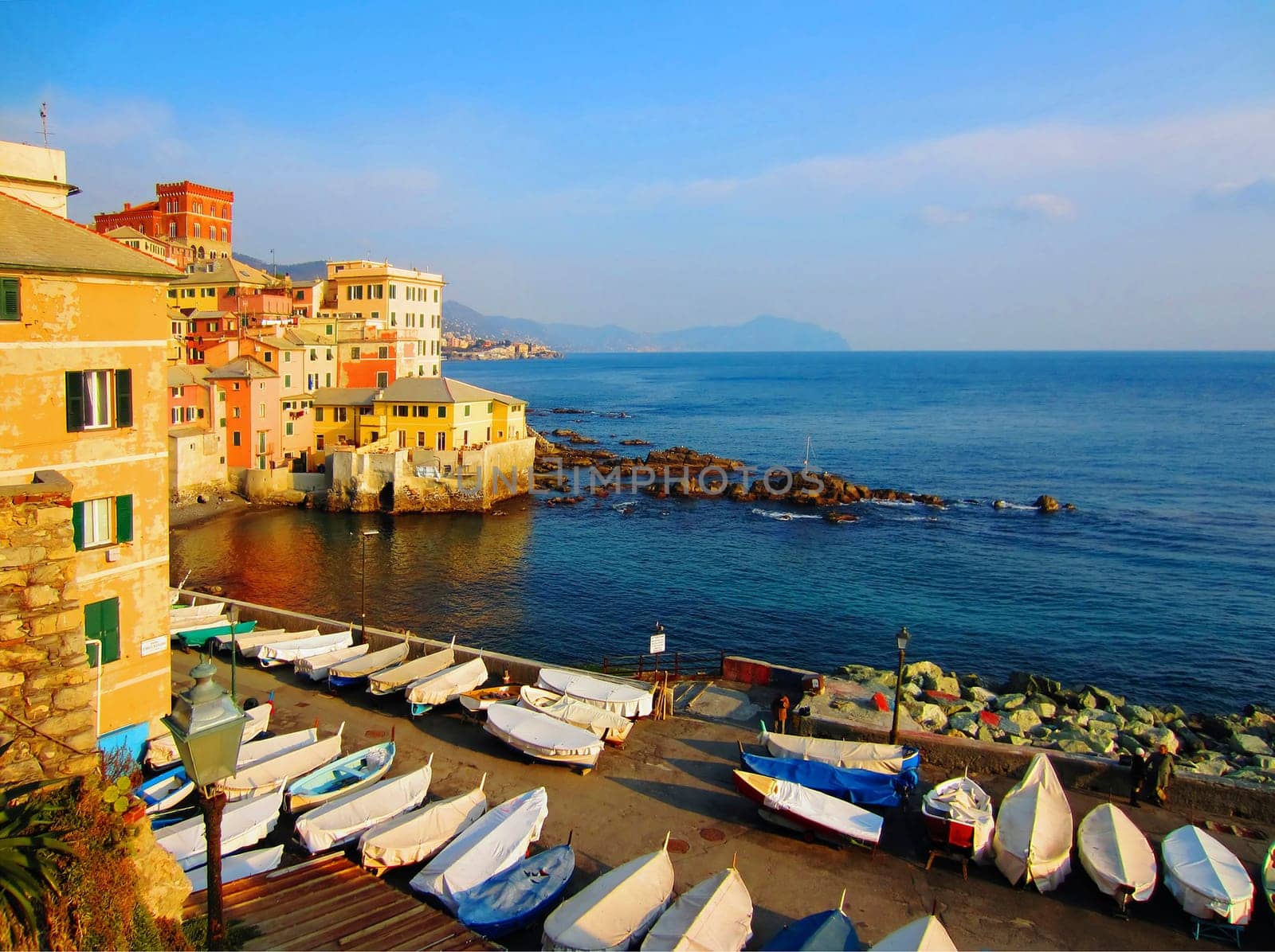 Boccadasse in Genova, Italy