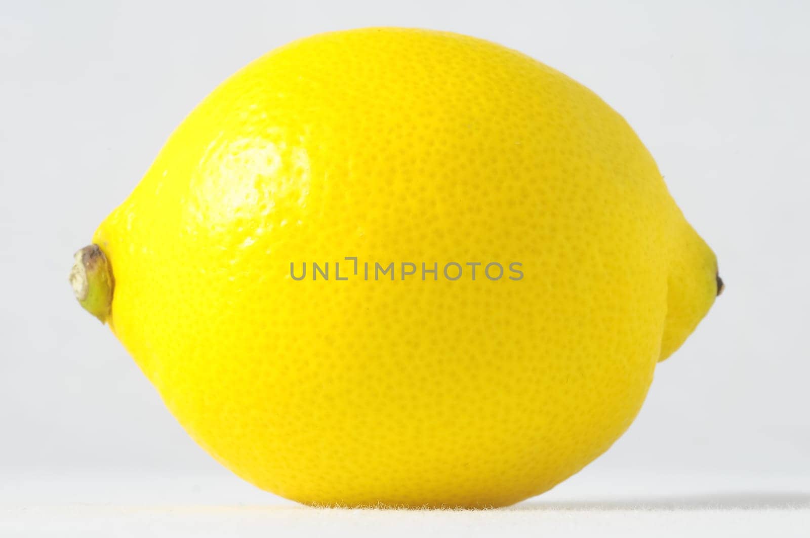 Very Ripe Healthy Lemon on a White Background