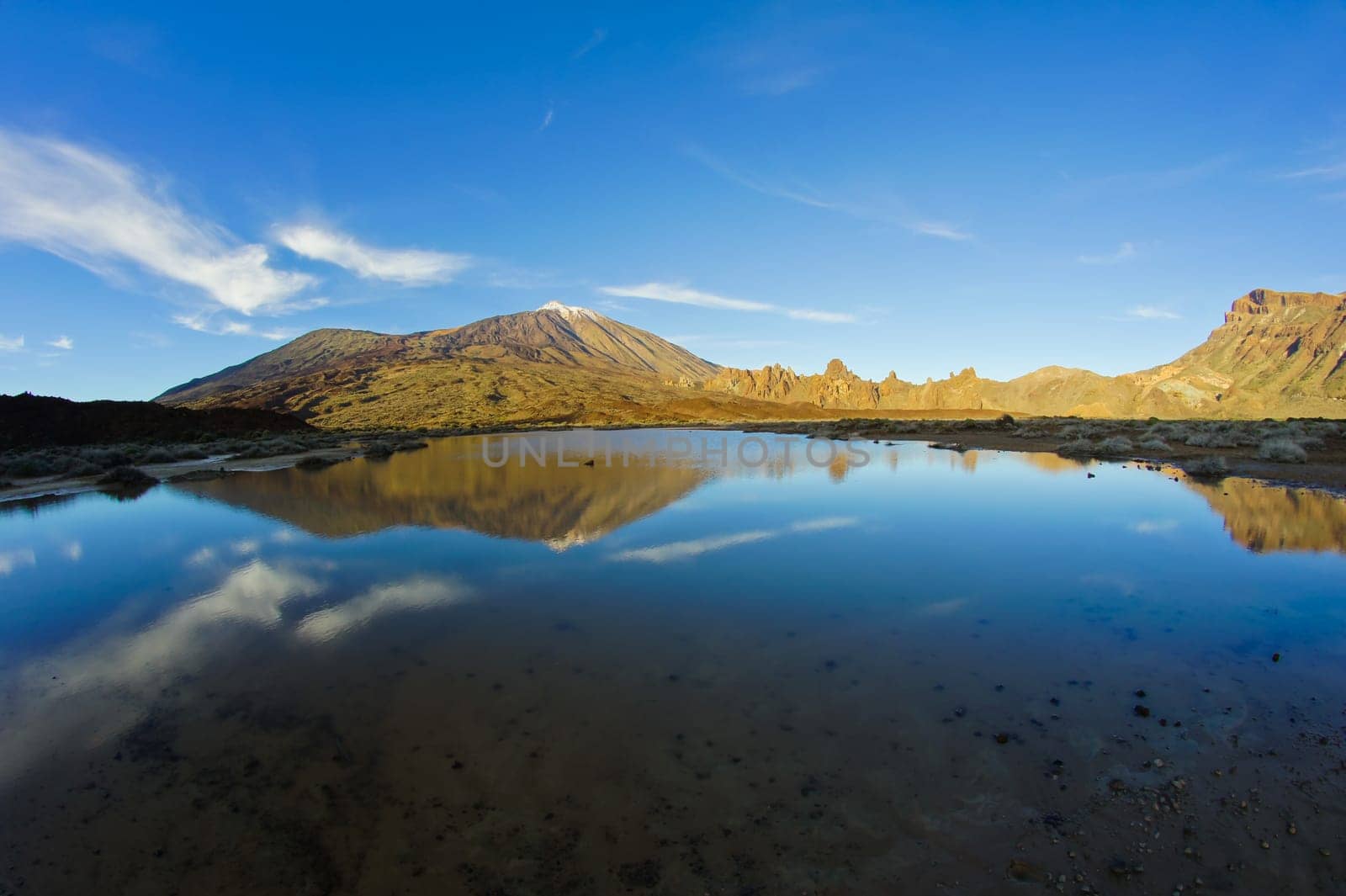 Desert Landscape in Volcan Teide National Park, Tenerife, Canary Island, Spain