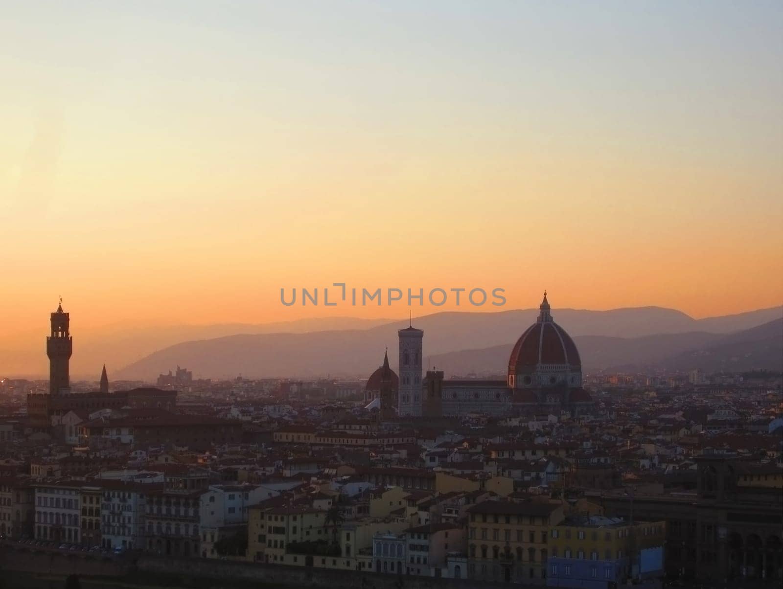 Florence at dusk