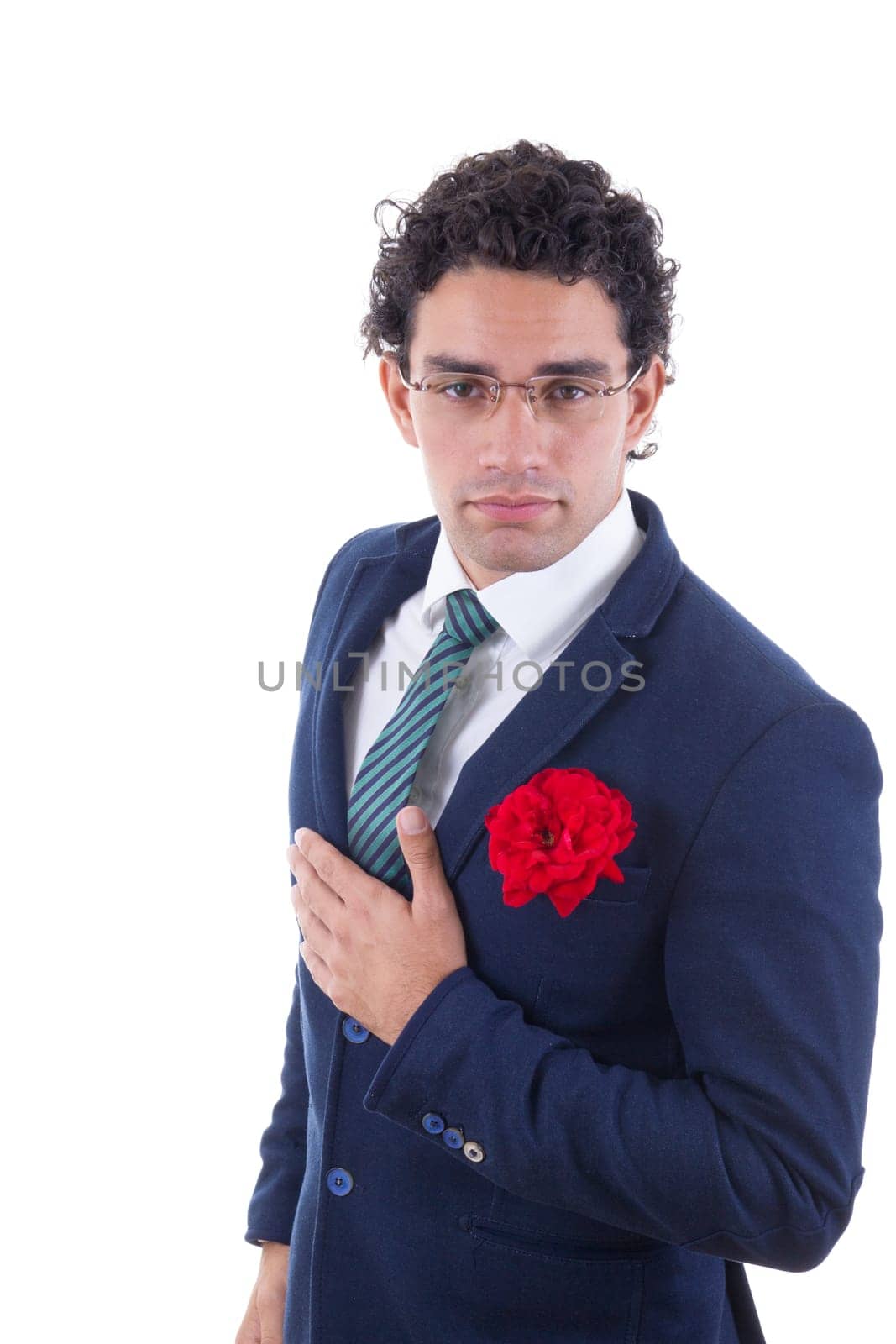 gentleman and seducer in business suit