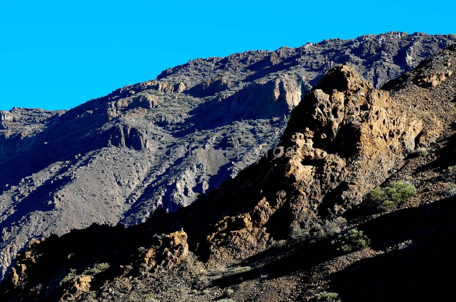 Desert Landscape in Volcan Teide National Park, Tenerife, Canary Island, Spain