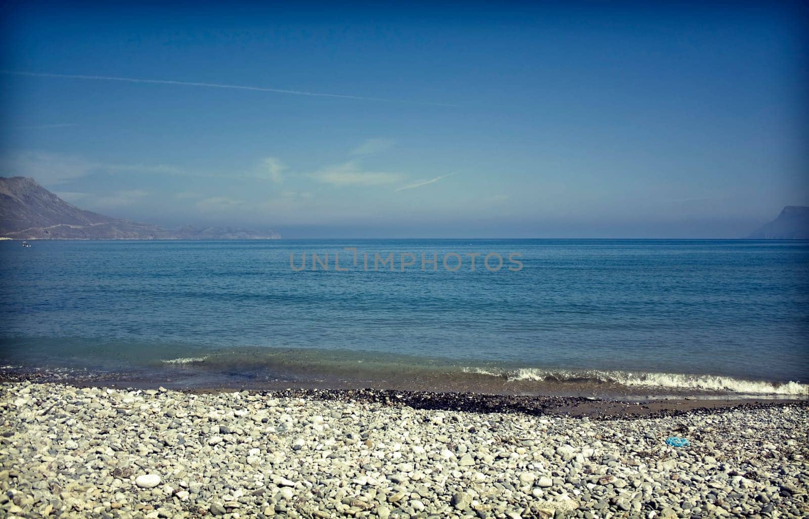 Vintage seascape in Grece