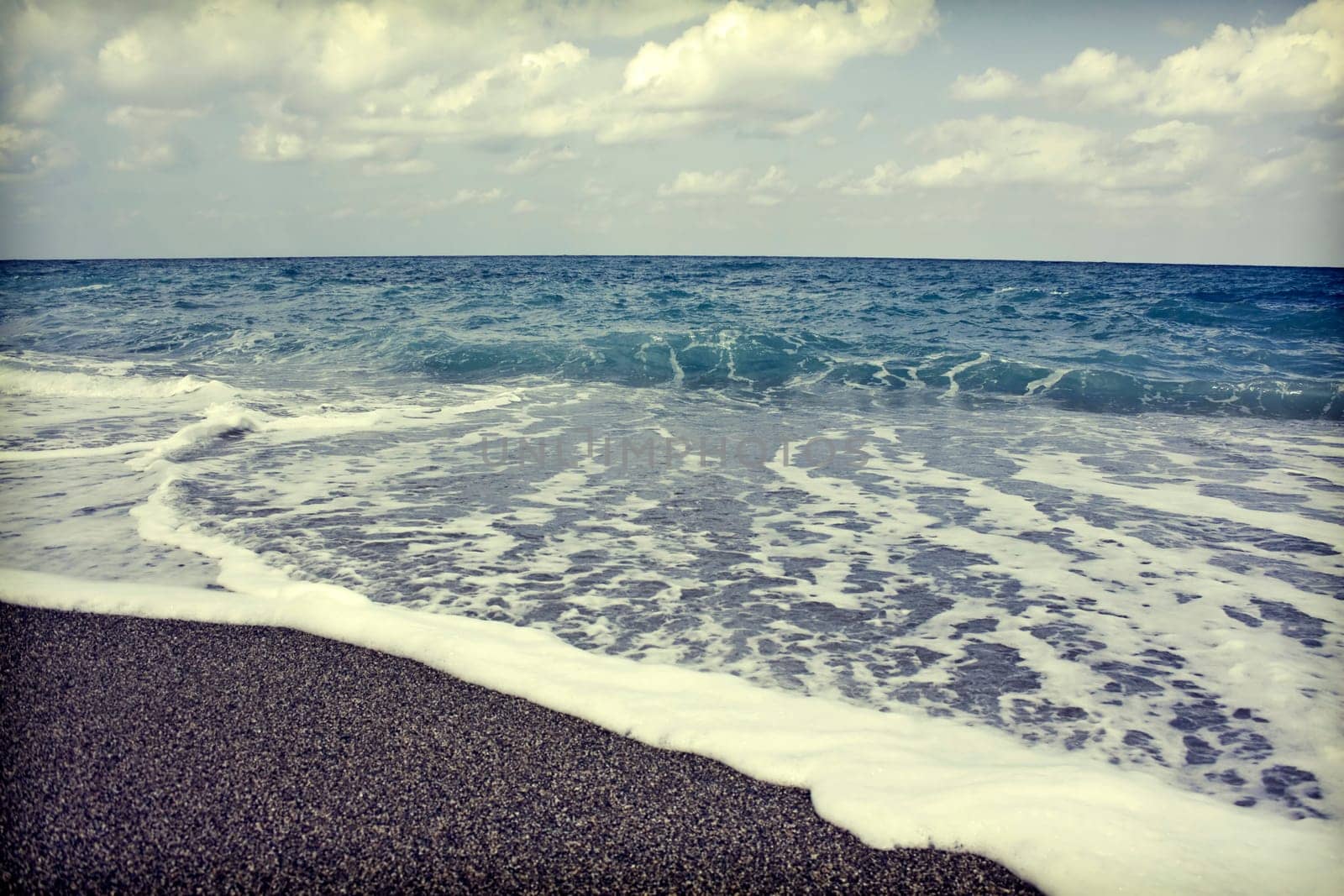 Vintage seascape in Grece