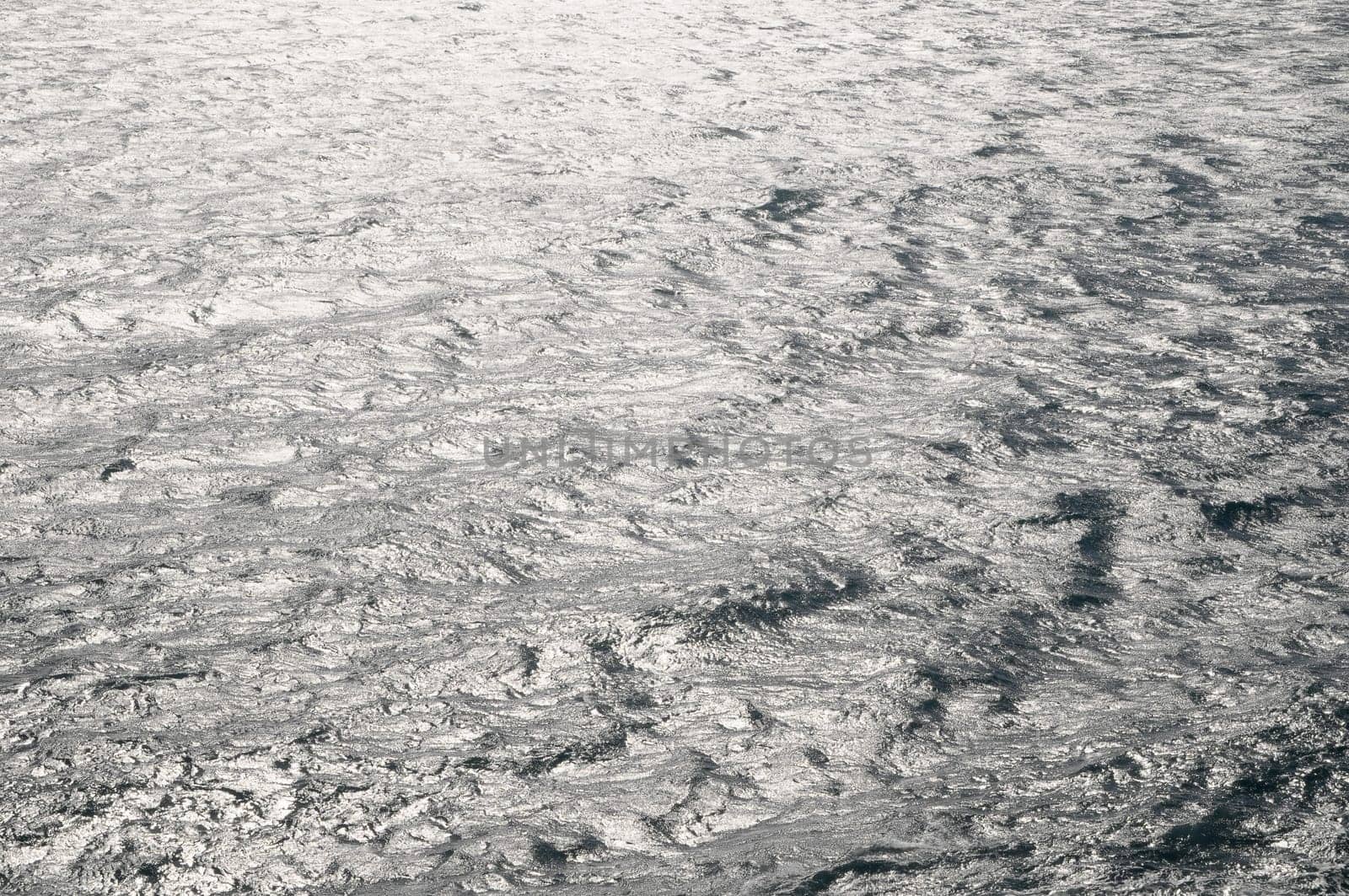 Blue Water Texture Pattern at Noon on the Atlantic Ocean