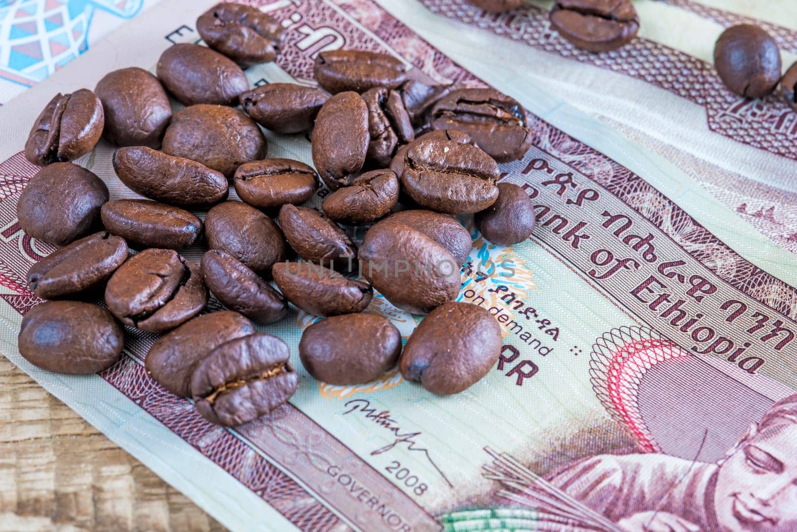 Coffee beans from Ethiopia