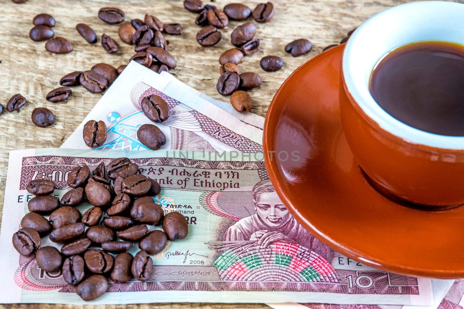 Coffee beans from Ethiopia