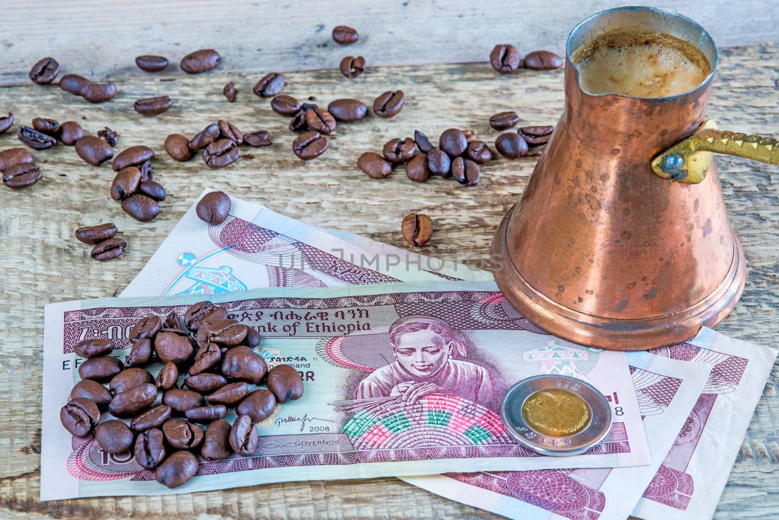 Coffee beans from Ethiopia