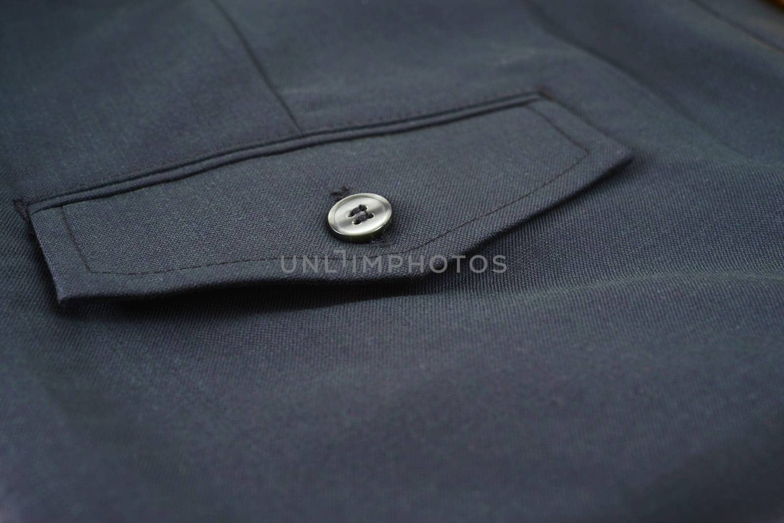 pant back pocket with button