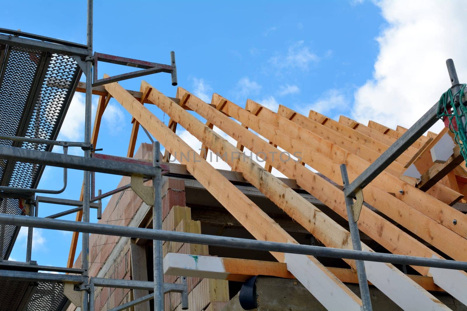 Construction of a roof truss