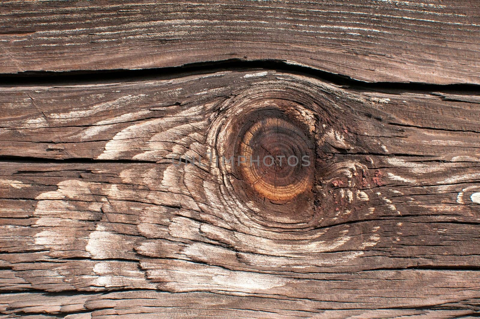 Old grunge weathered wooden railway wagon board closeup as background