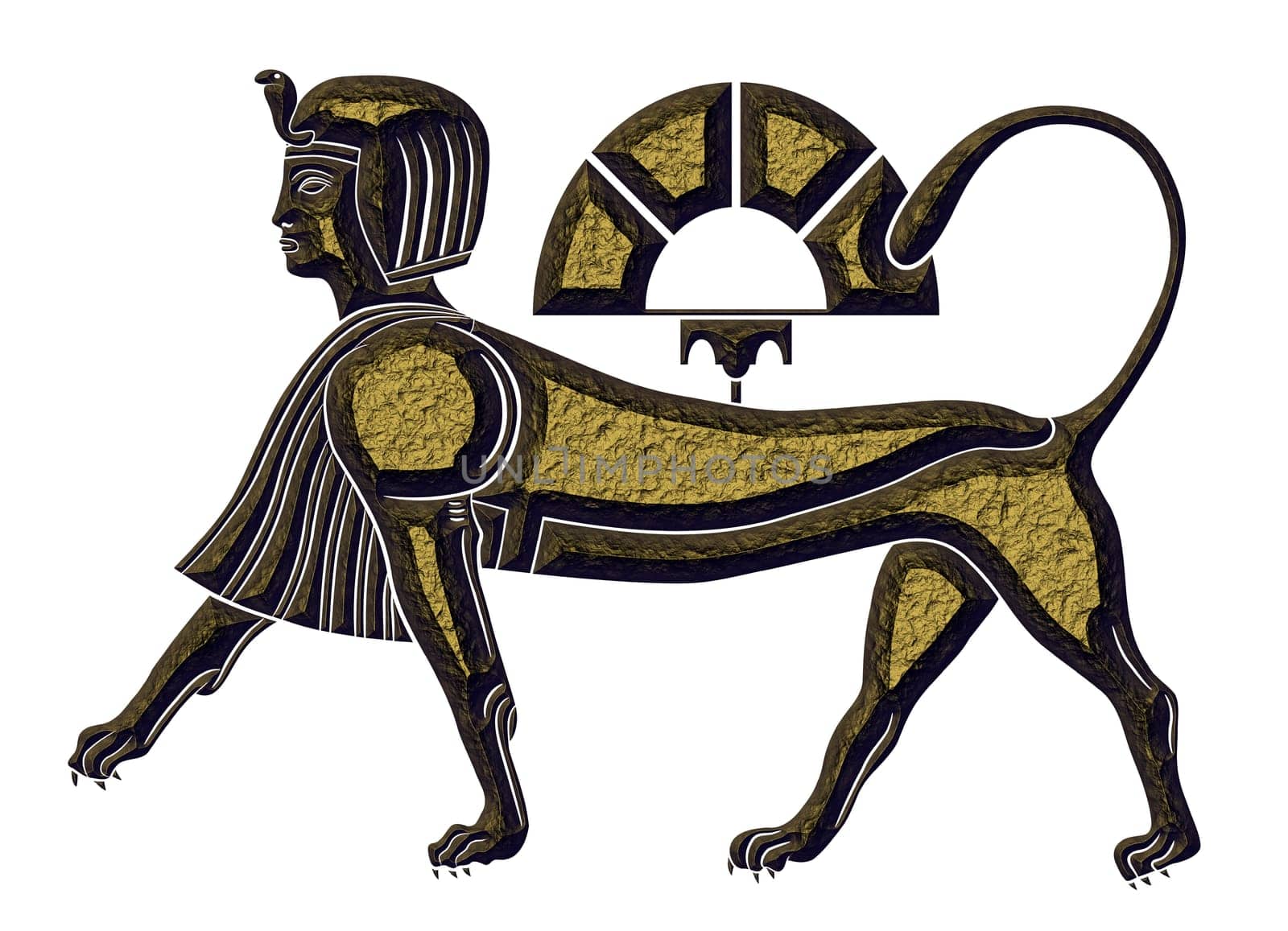 Sphinx - statuette of the mythical creature of ancient Egypt