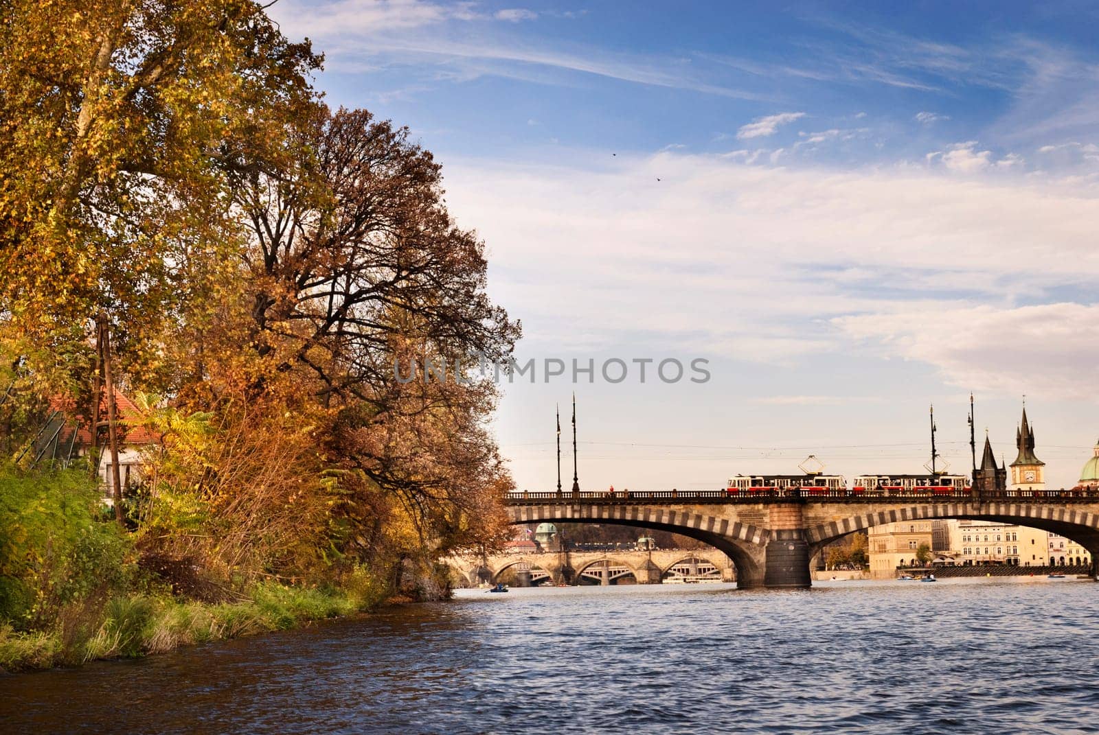 Prague, view from Vltava river