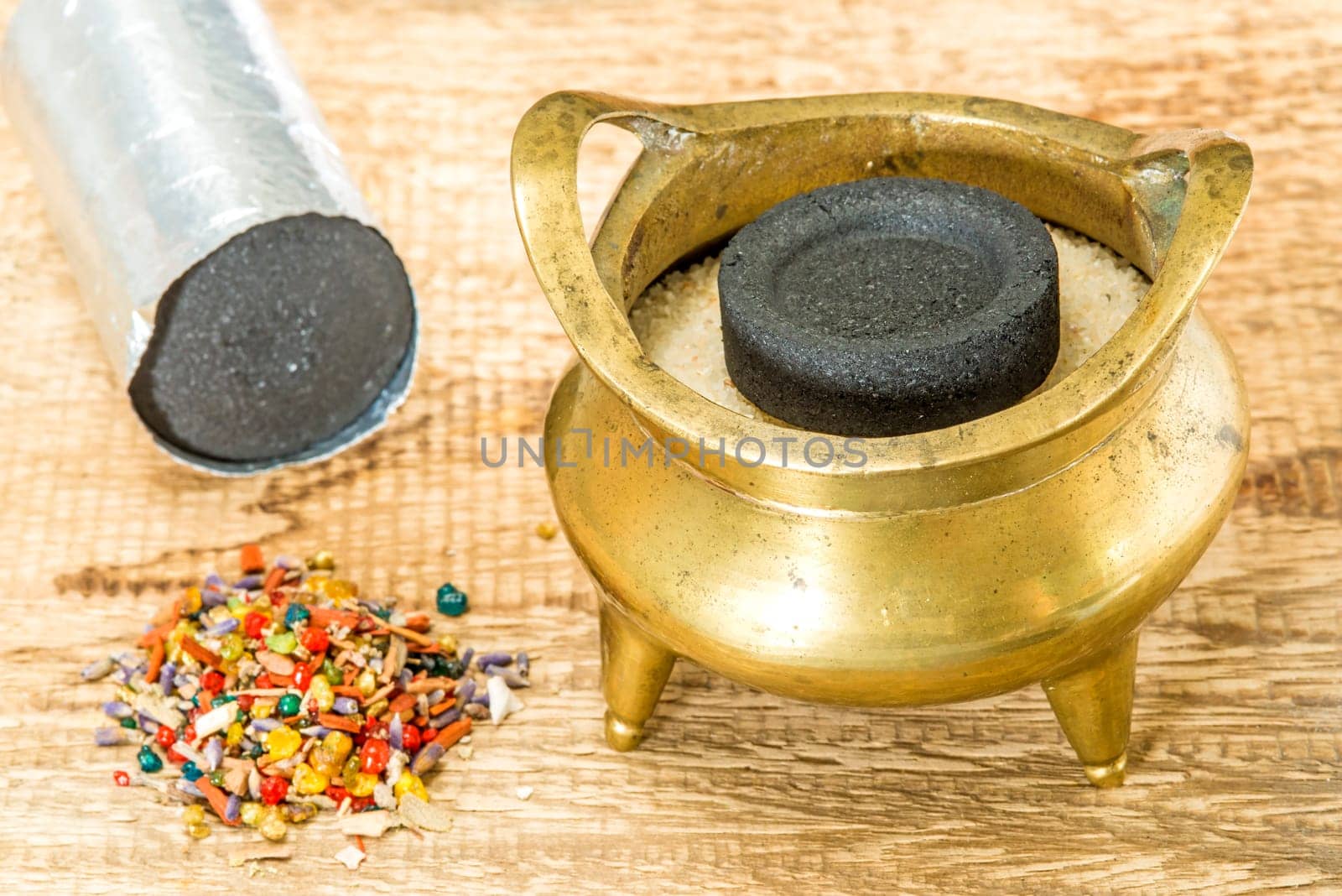 Röucherschale with smoked charcoal