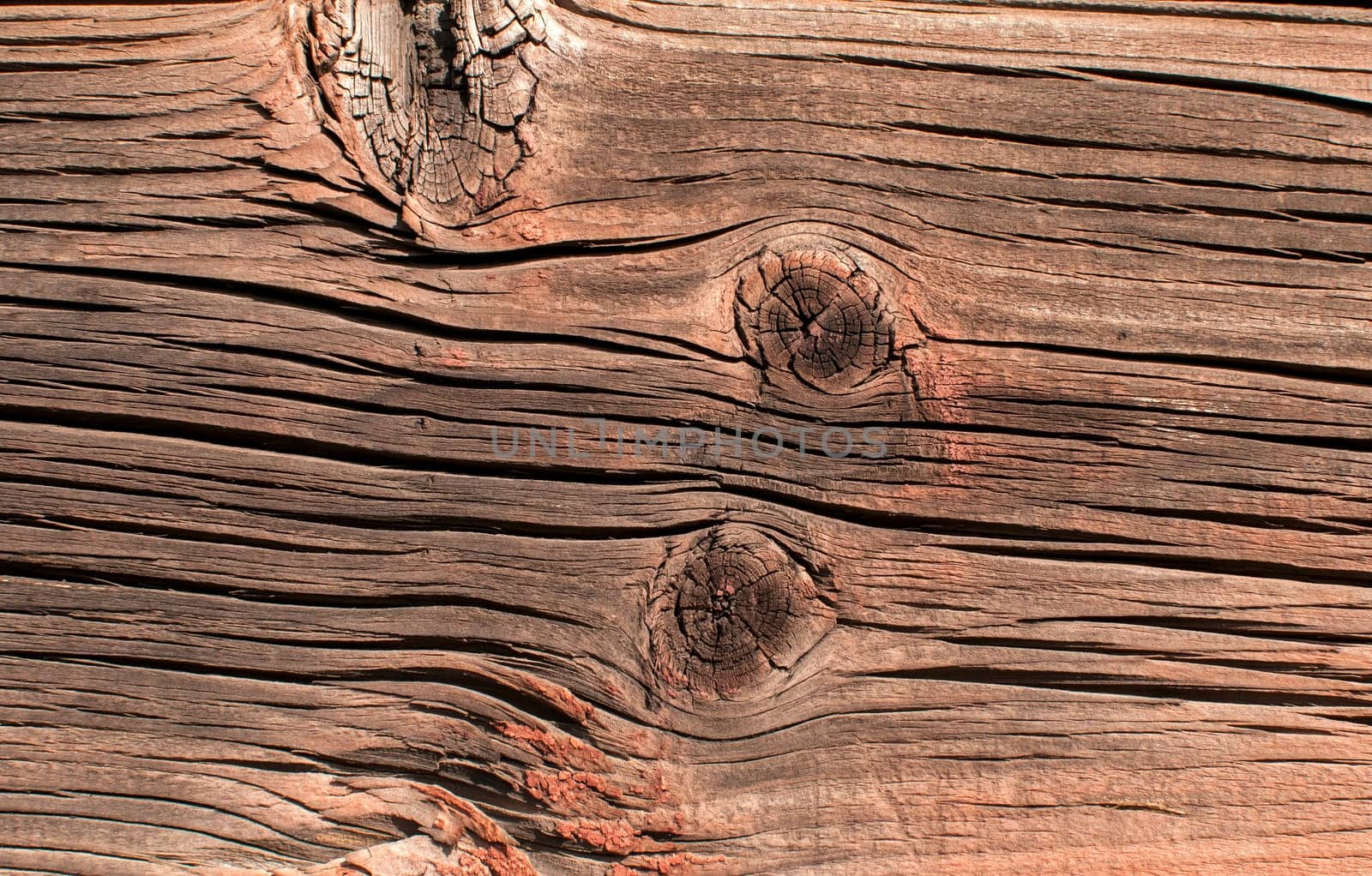 Old grunge weathered wooden railway wagon board closeup as background