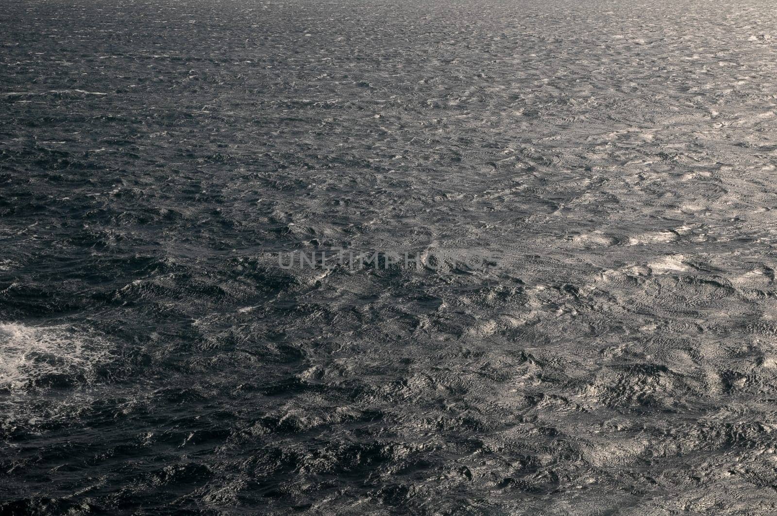 Blue Water Texture Pattern at Noon on the Atlantic Ocean