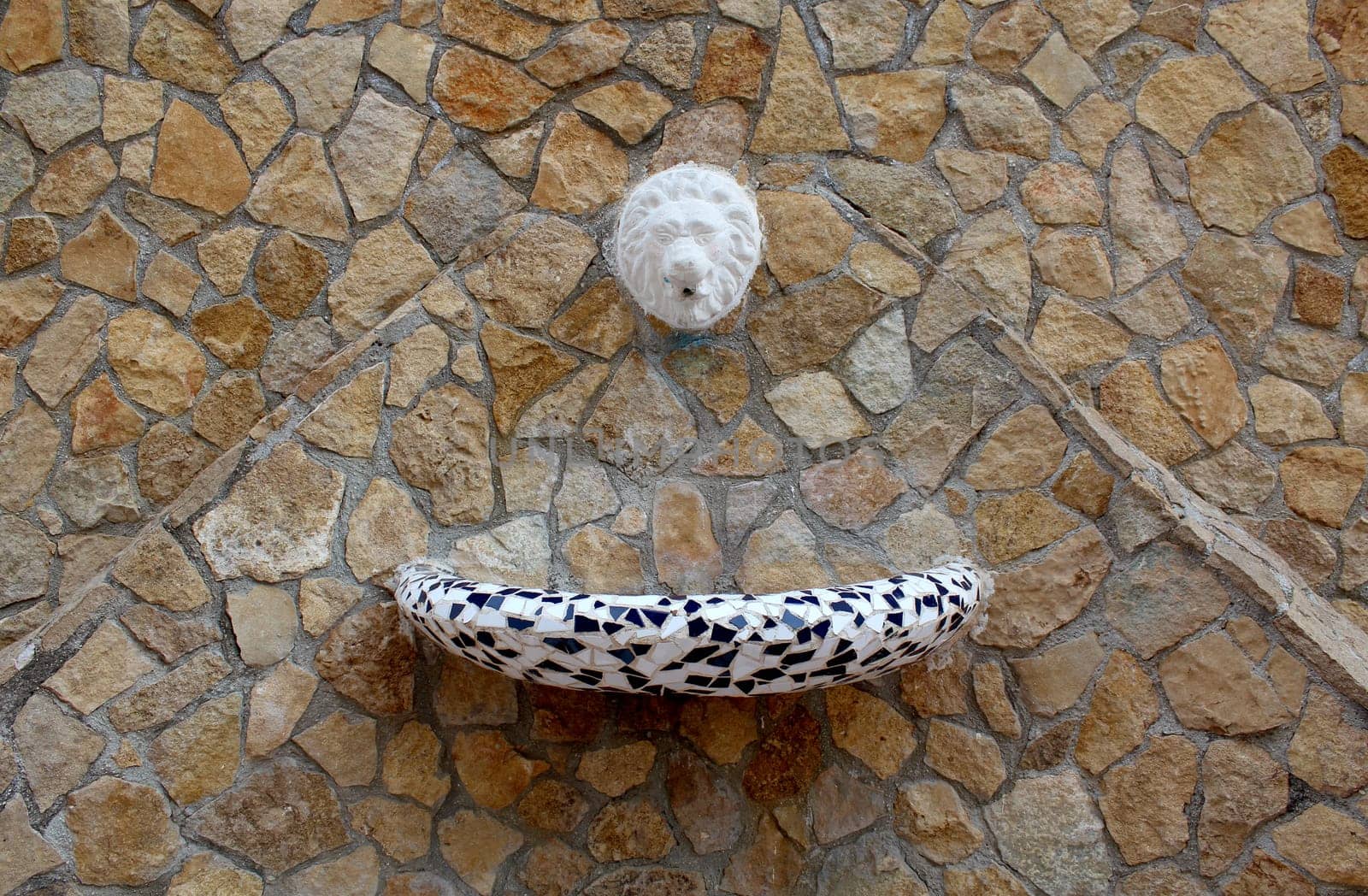 Plaza del Mosquit (Fountain detail). Calpe, Costa Blanca, Spain