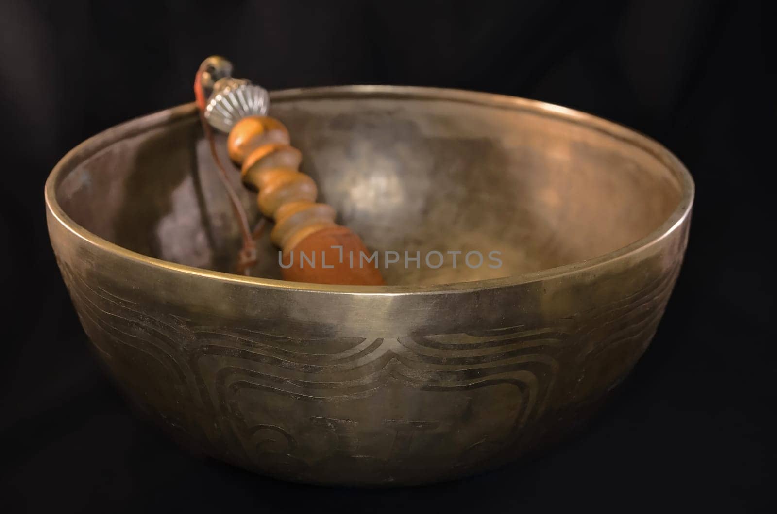 Bell used during buddhist prayers and also in alternative medicine