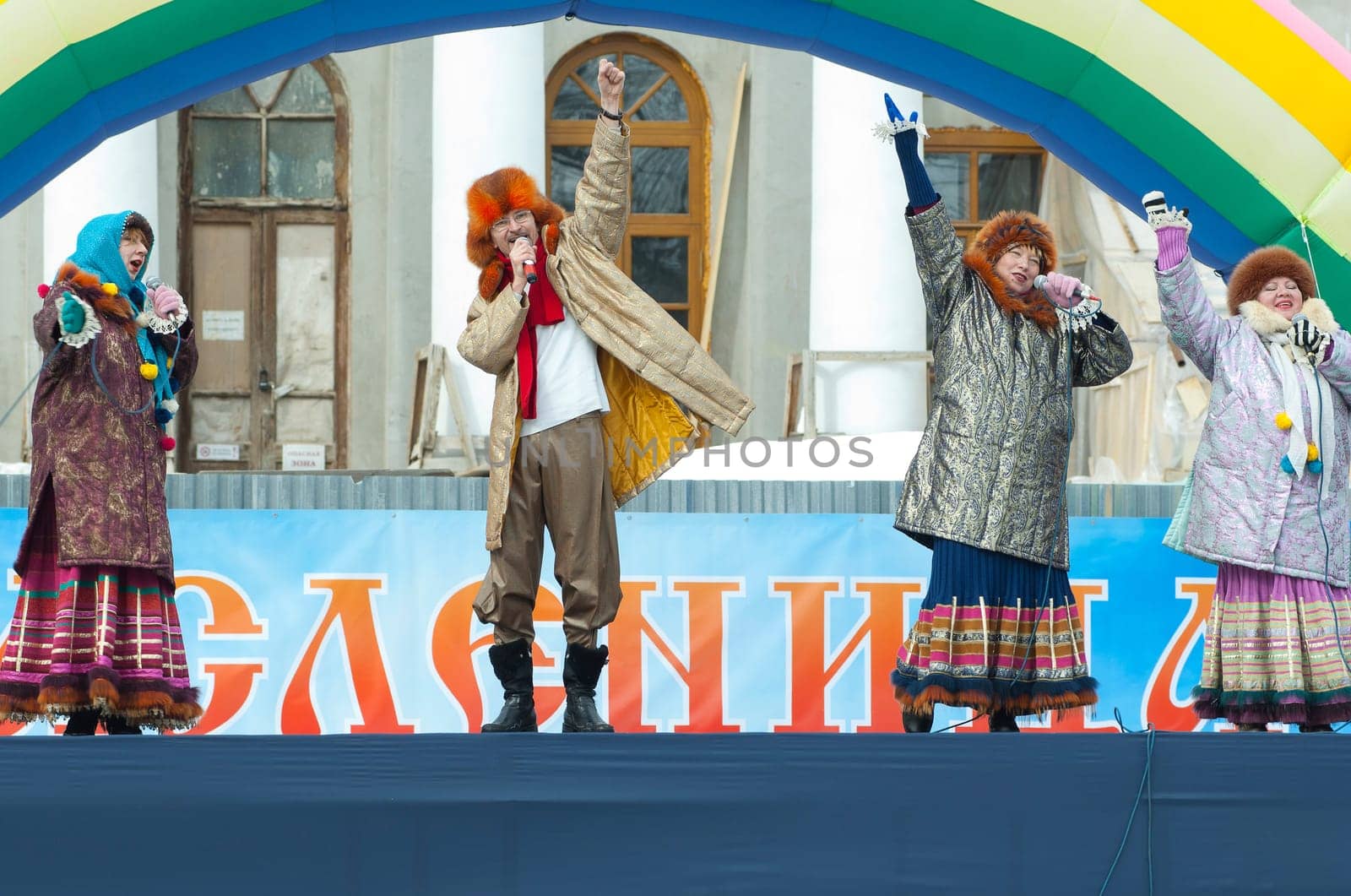 PODOLSK, OSTAFIEVO, RUSSIA - MARCH 17