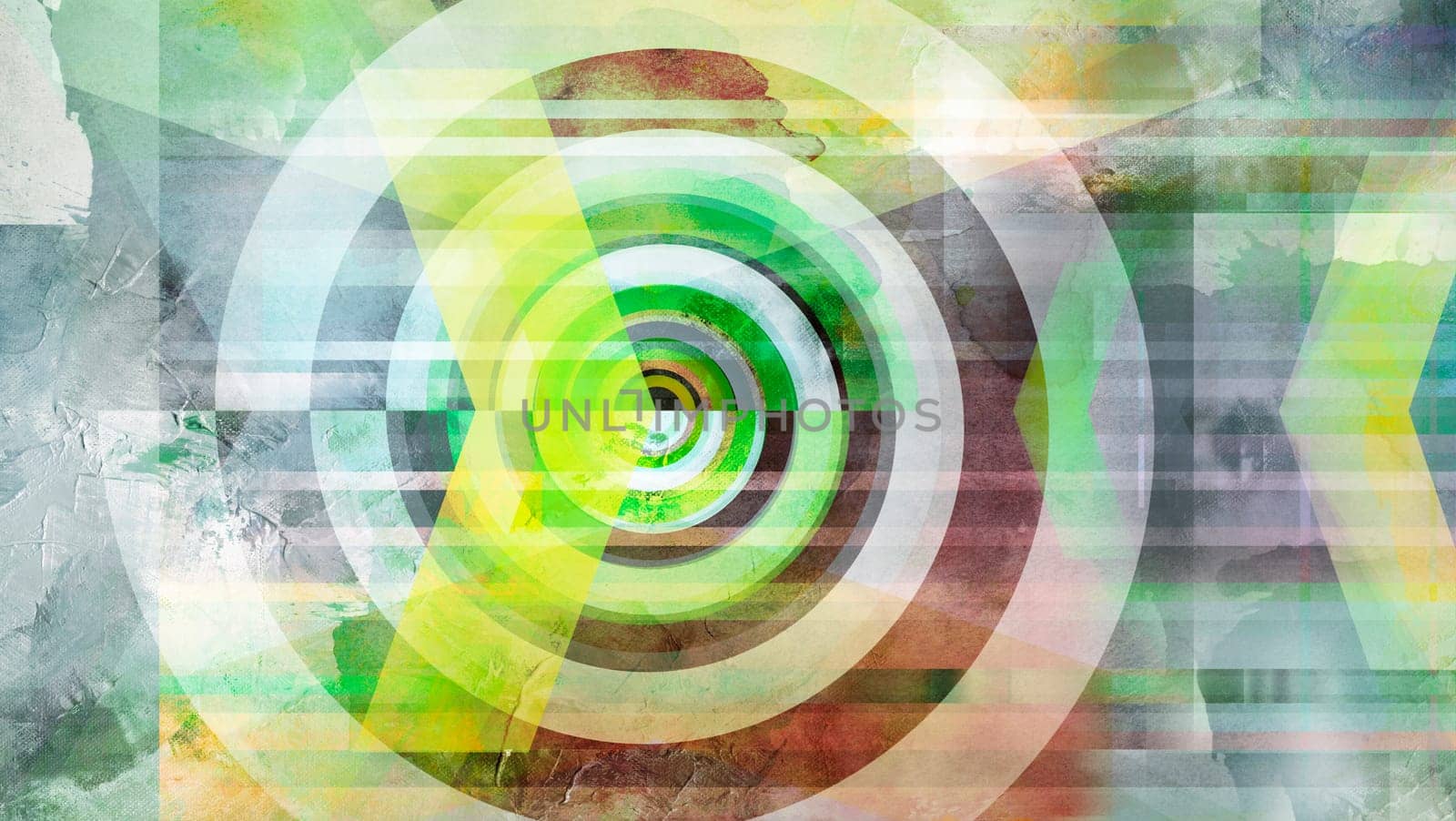 Goal spiral abstract concept
