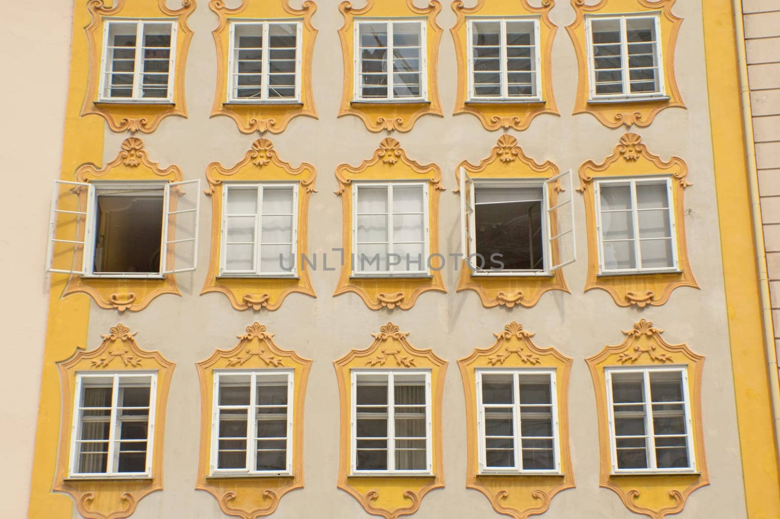 Birthplace of Wolfgang Amadeus Mozart (Salzburg, Austria). Horizontally.