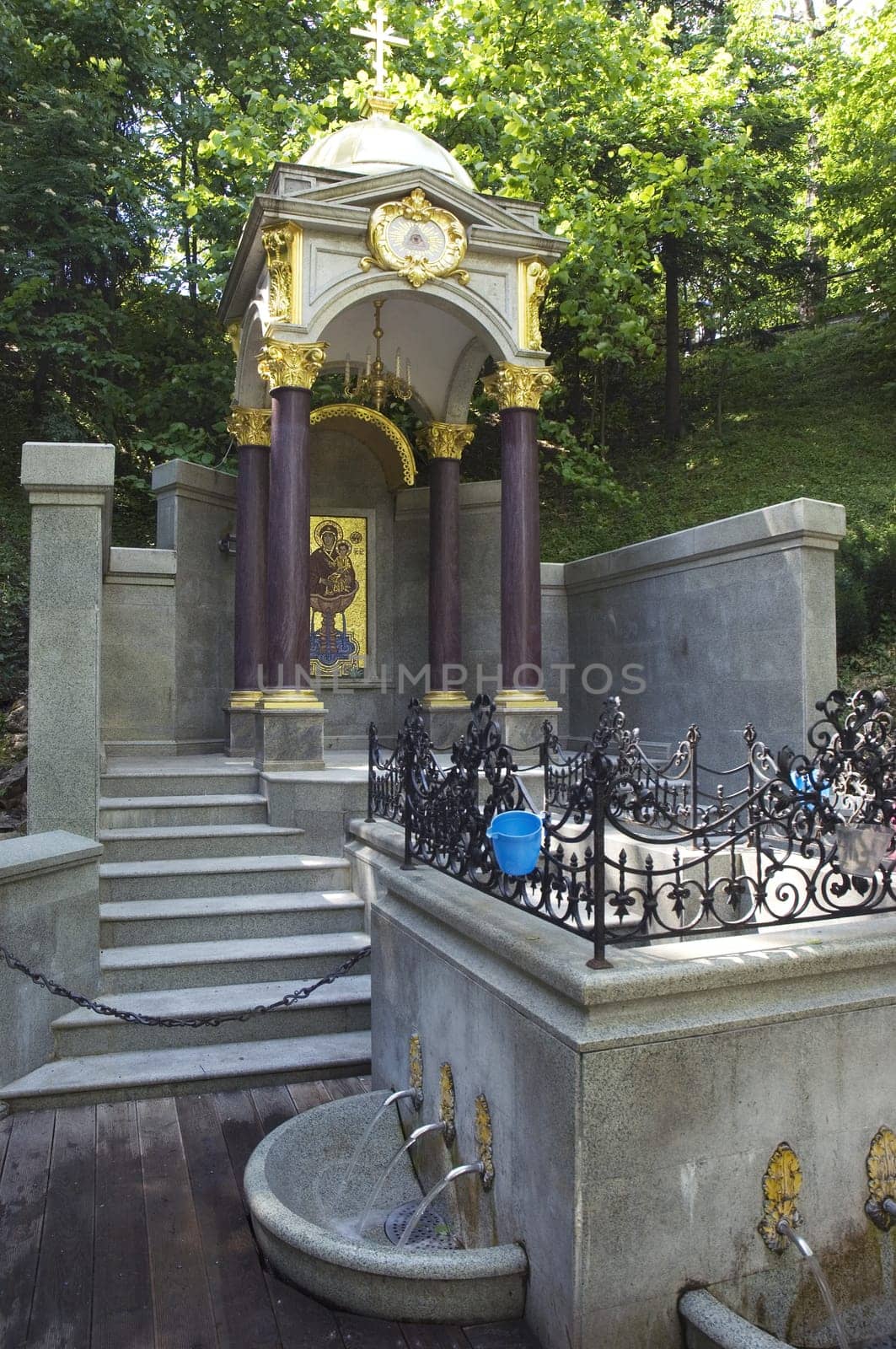 David`s sacred source in Talezh village. Moscow region, Russia