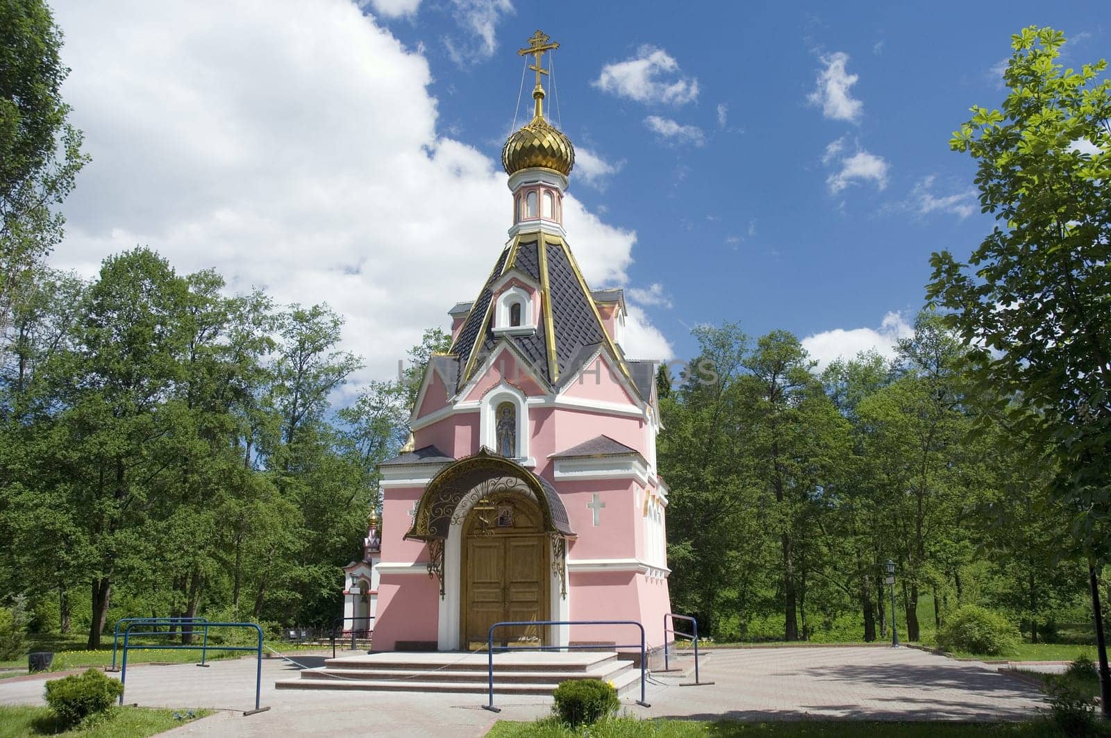 Church of David Serpukhovsky in Talezh village. Moscow region, Russia