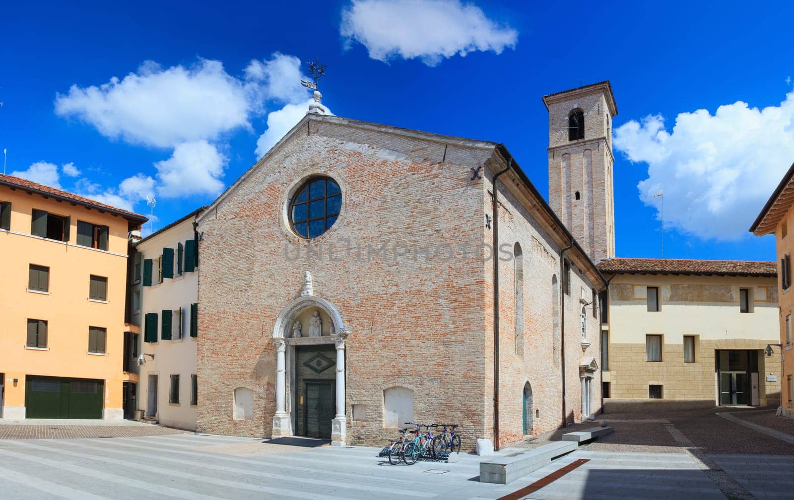 View of Church of Santa Maria degli Angeli in Pordenone
