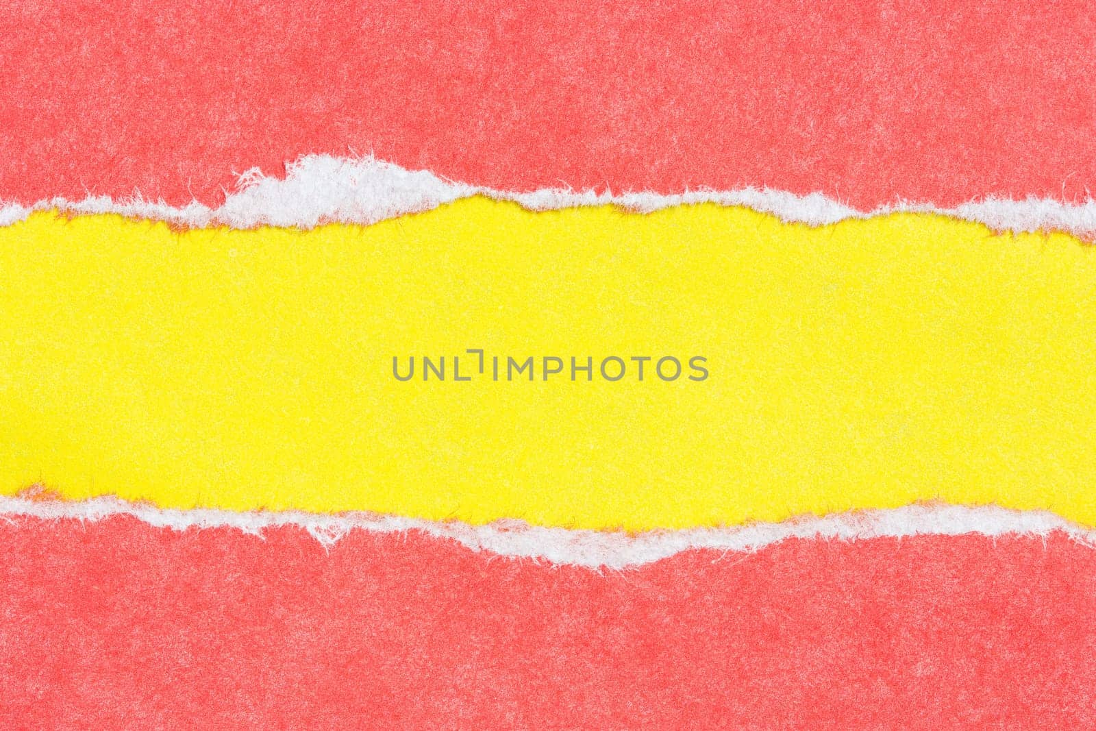 Torn paper red and yellow colors for the background