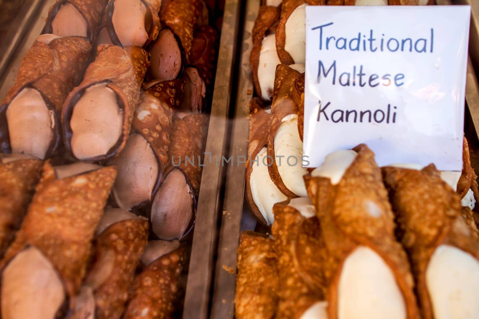 Kannoli,  a traditional maltese pastry.