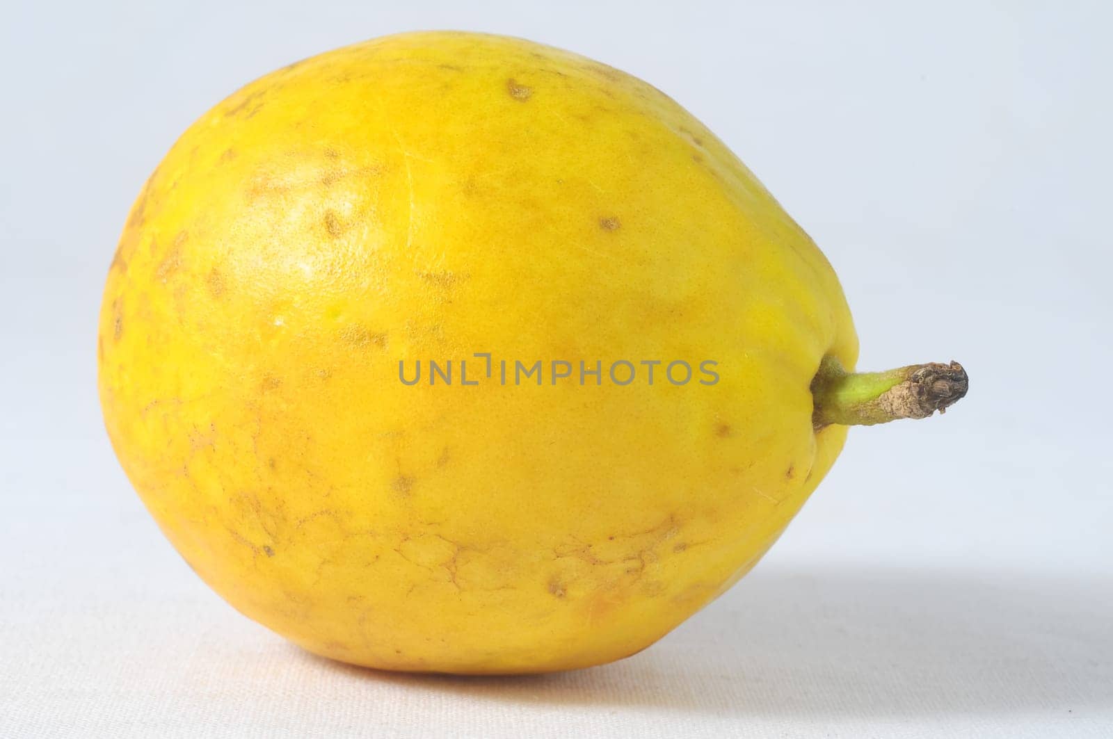 Very Ripe Healthy guayaba on a White Background