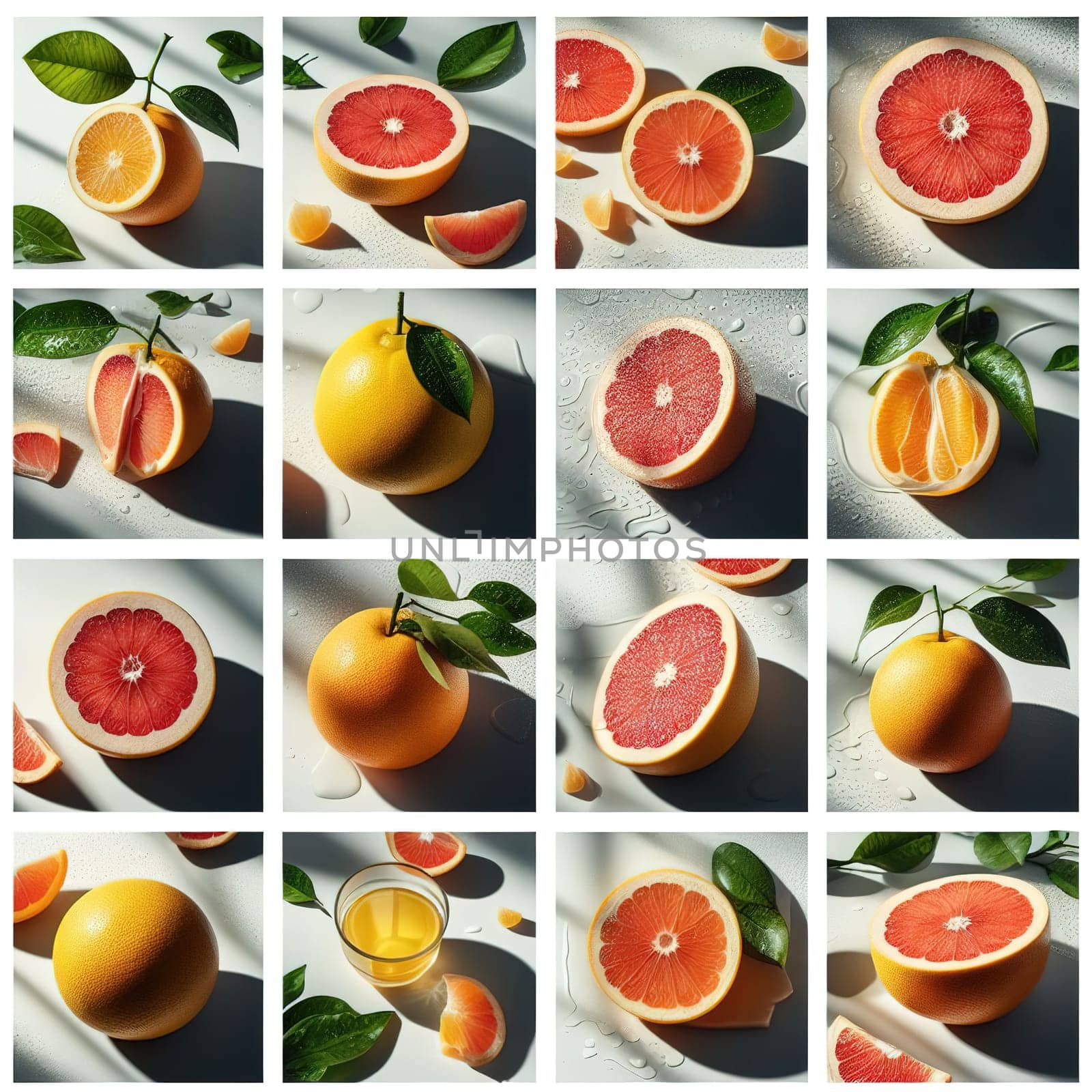 Beautiful picture with water drops, fruits. High quality photo