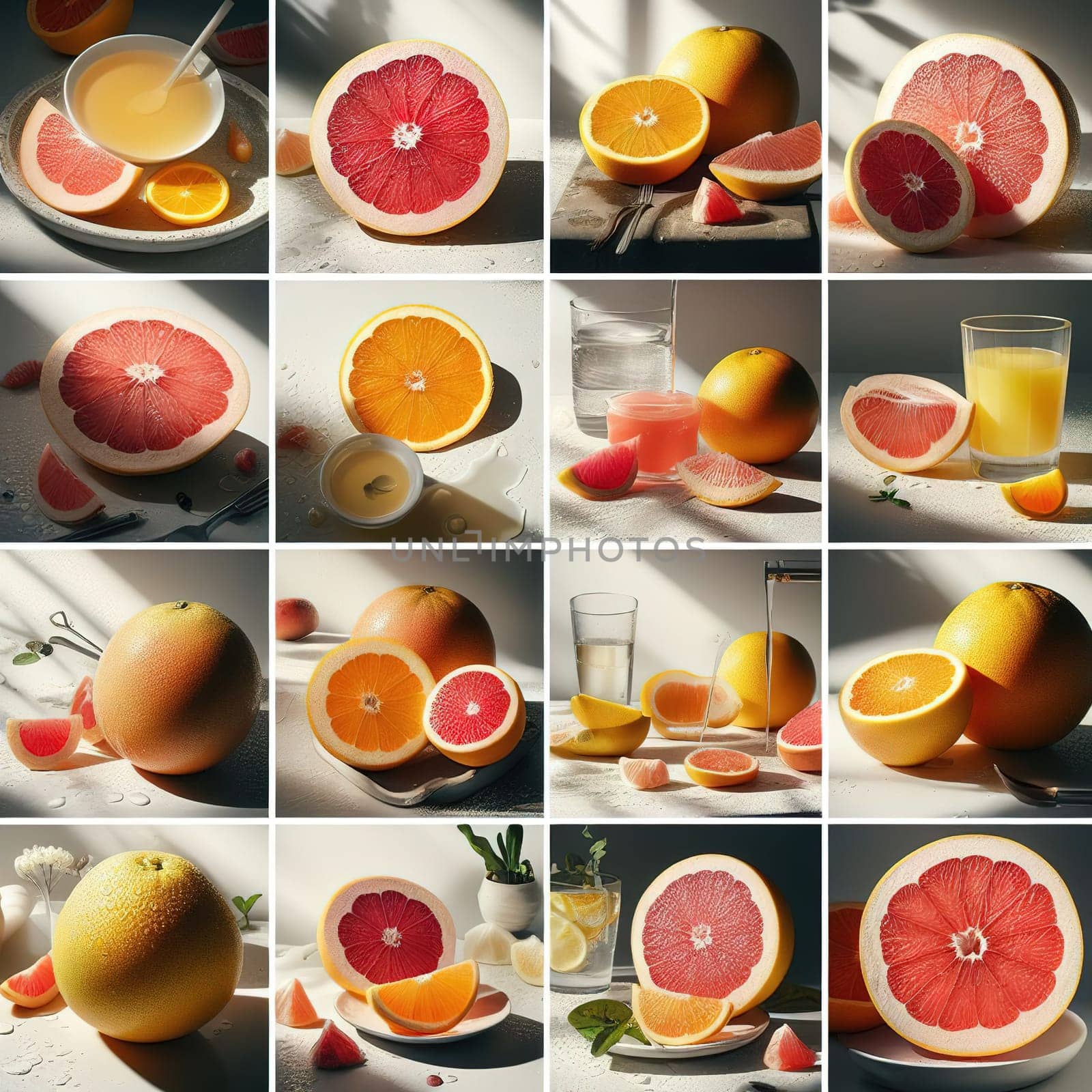 Beautiful picture with water drops, fruits. High quality photo
