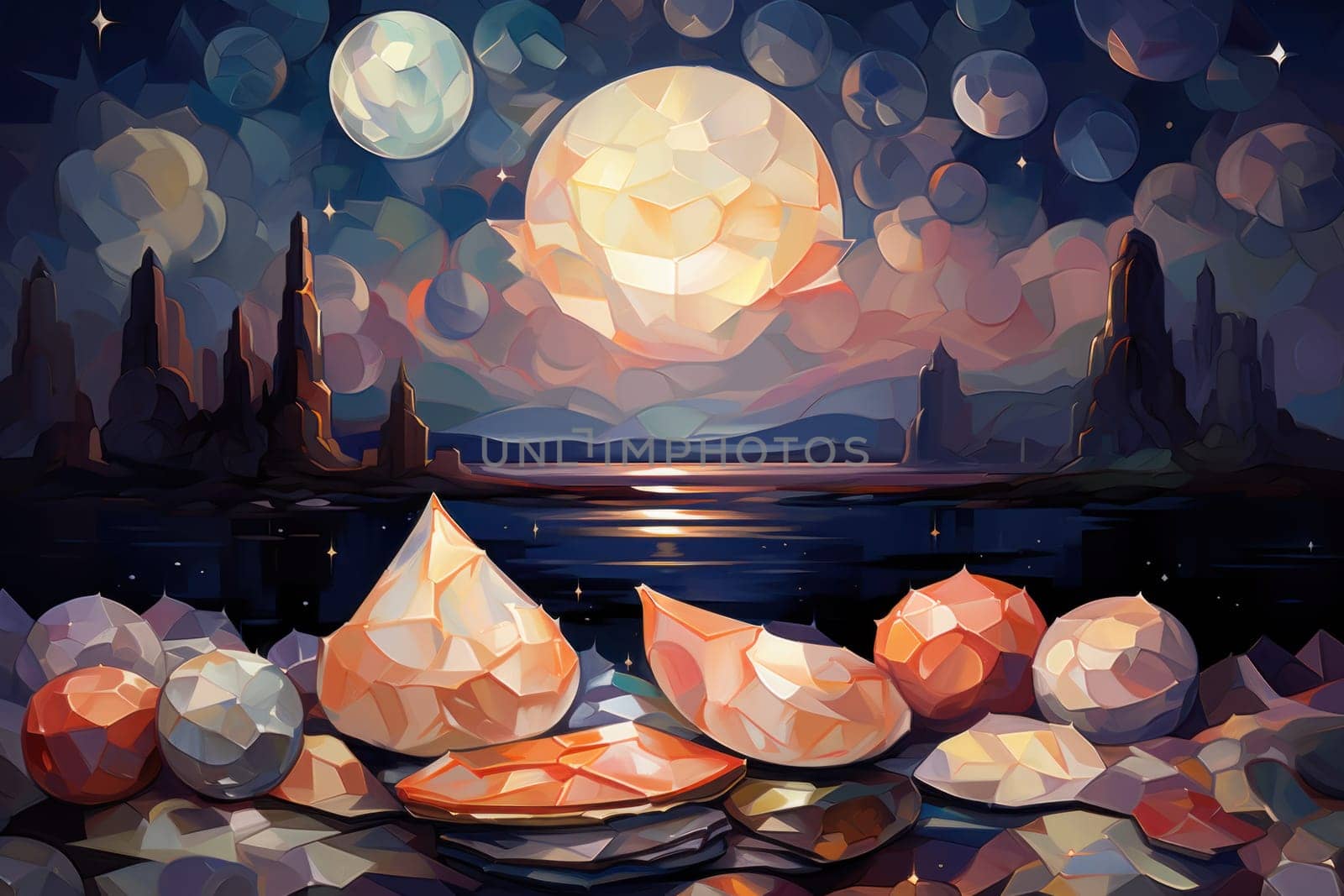 An enchanting depiction of radiant pearl oysters, tenderly nurturing exquisite pearls imbued with enigmatic properties.