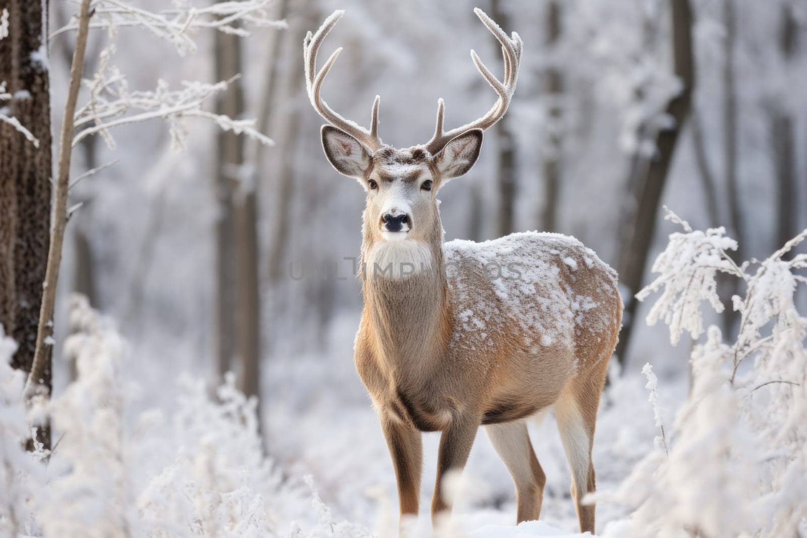 Wildlife in Winter - Generative AI by Sidewaypics