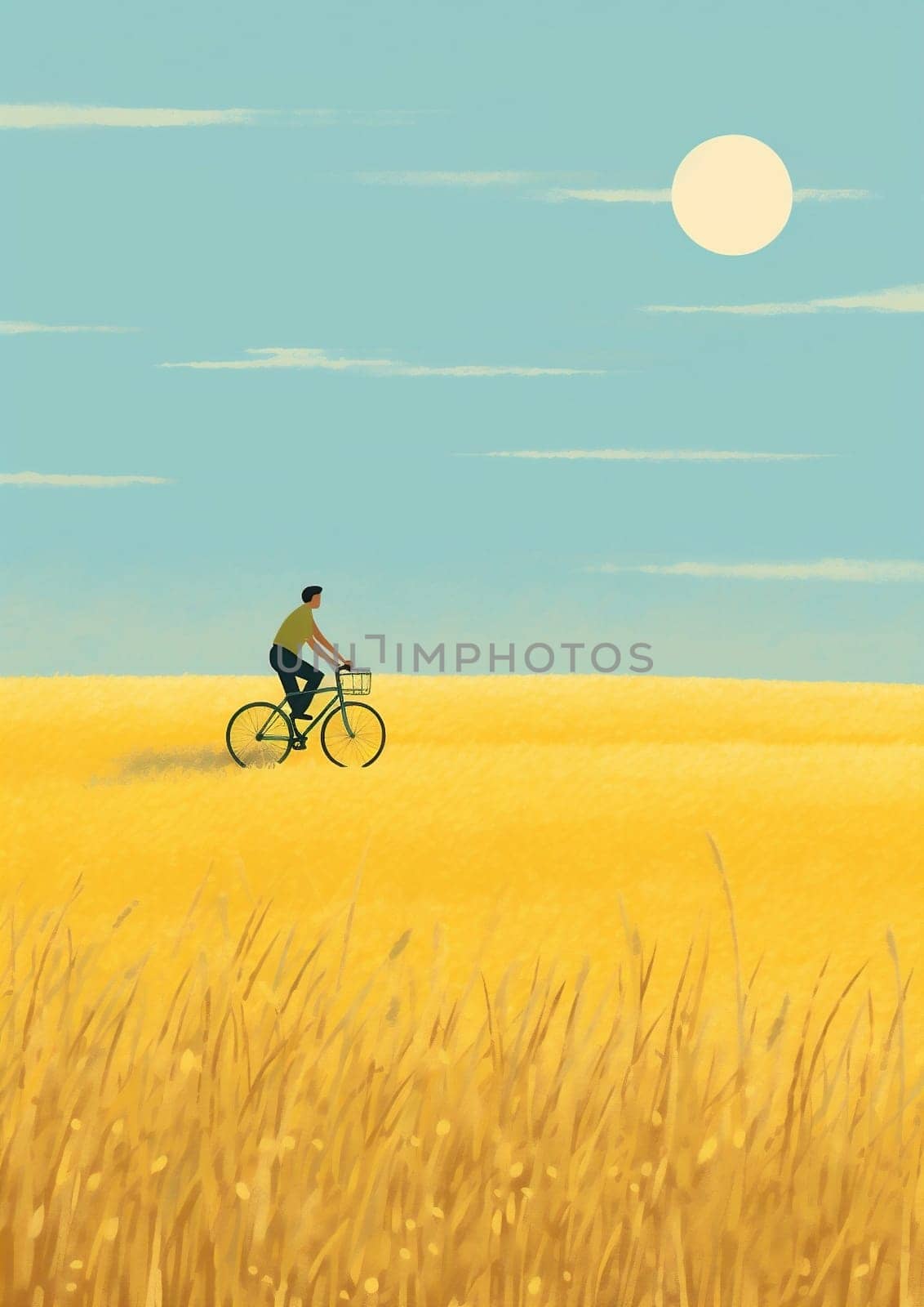 Man biking freedom young landscape outdoors nature recreation sport active ride cycling vacation sky summer field person bicycle lifestyle rural road beauty