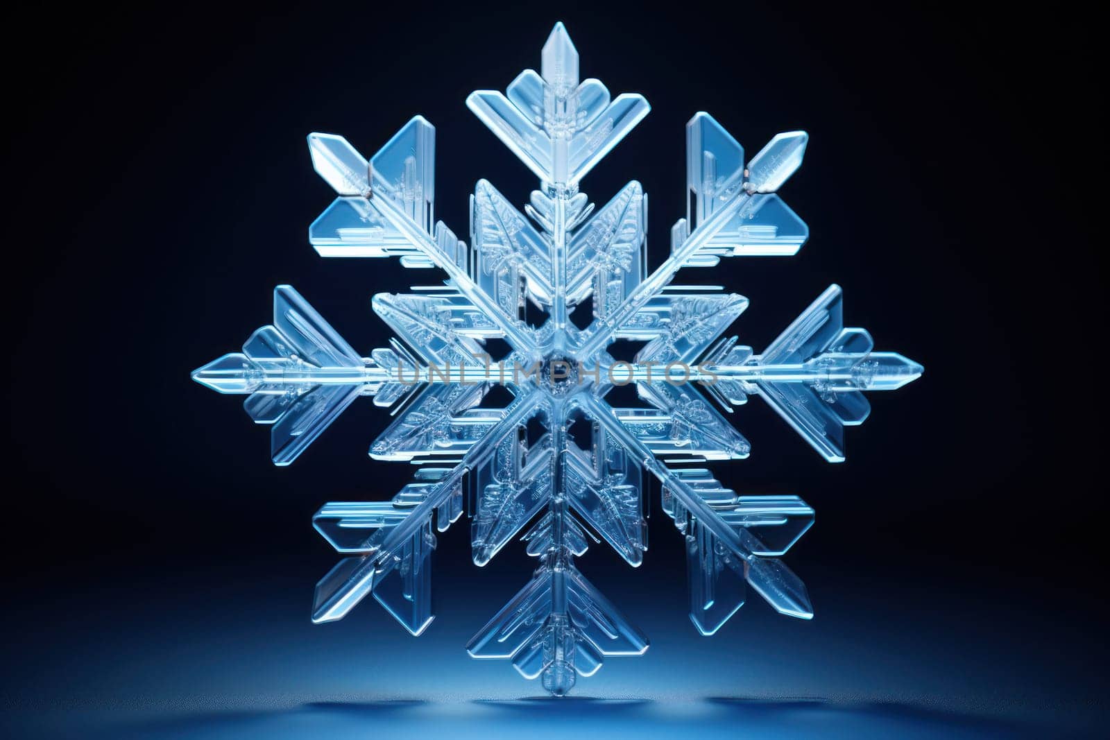 An artistic masterpiece showcasing the exquisite details and singular beauty of individual snowflakes, captured through the lens of macro photography, unraveling their complex, one-of-a-kind designs.