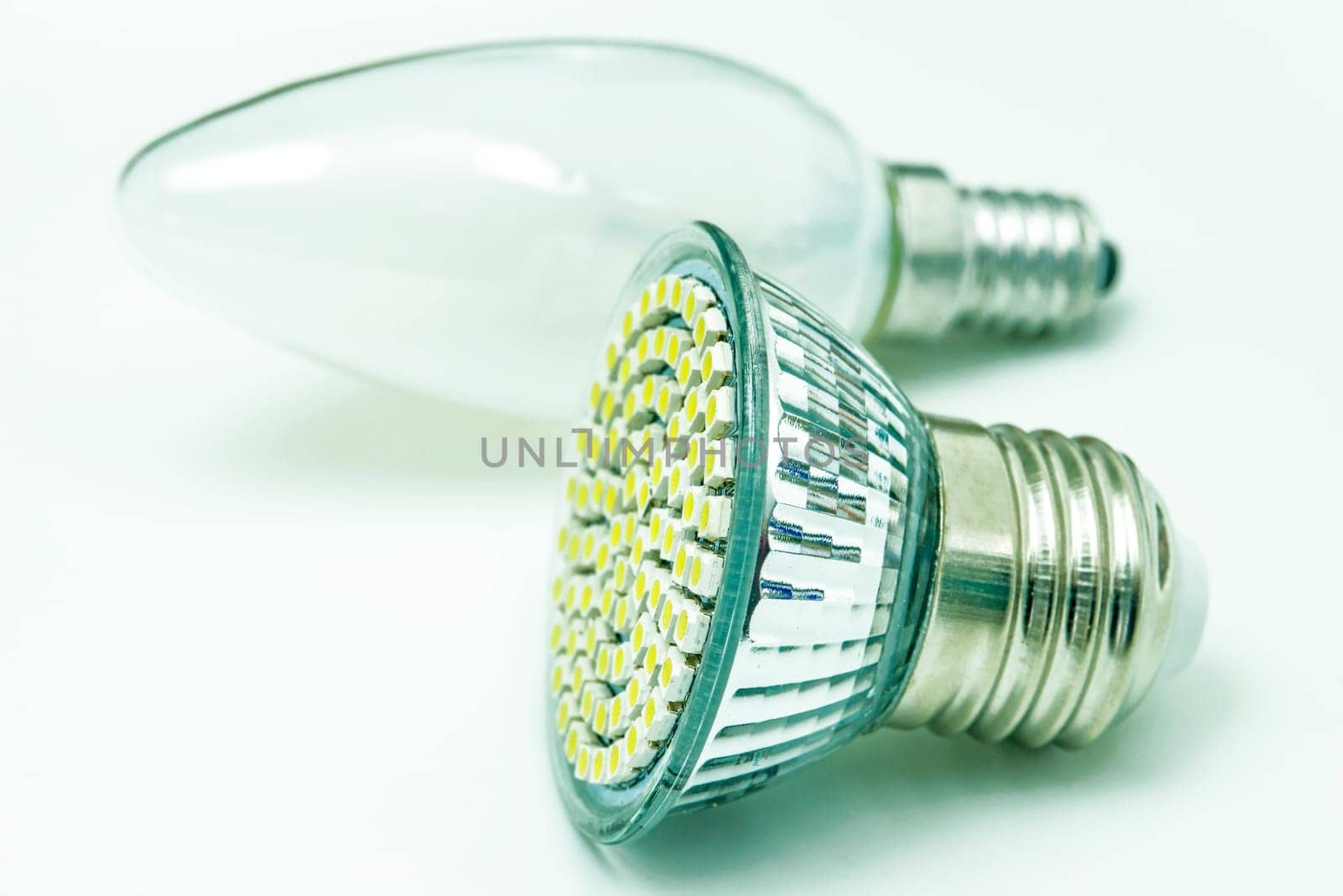 Light bulbs and modern LED bulbs