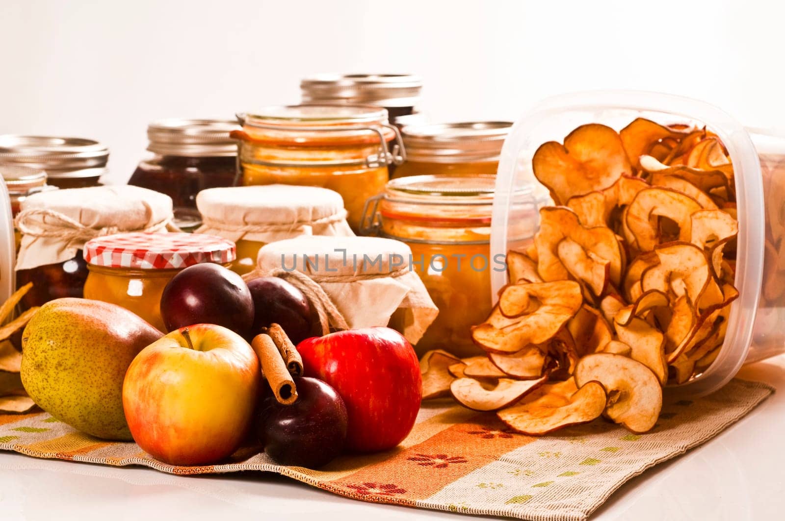 Preserved and dried fruit