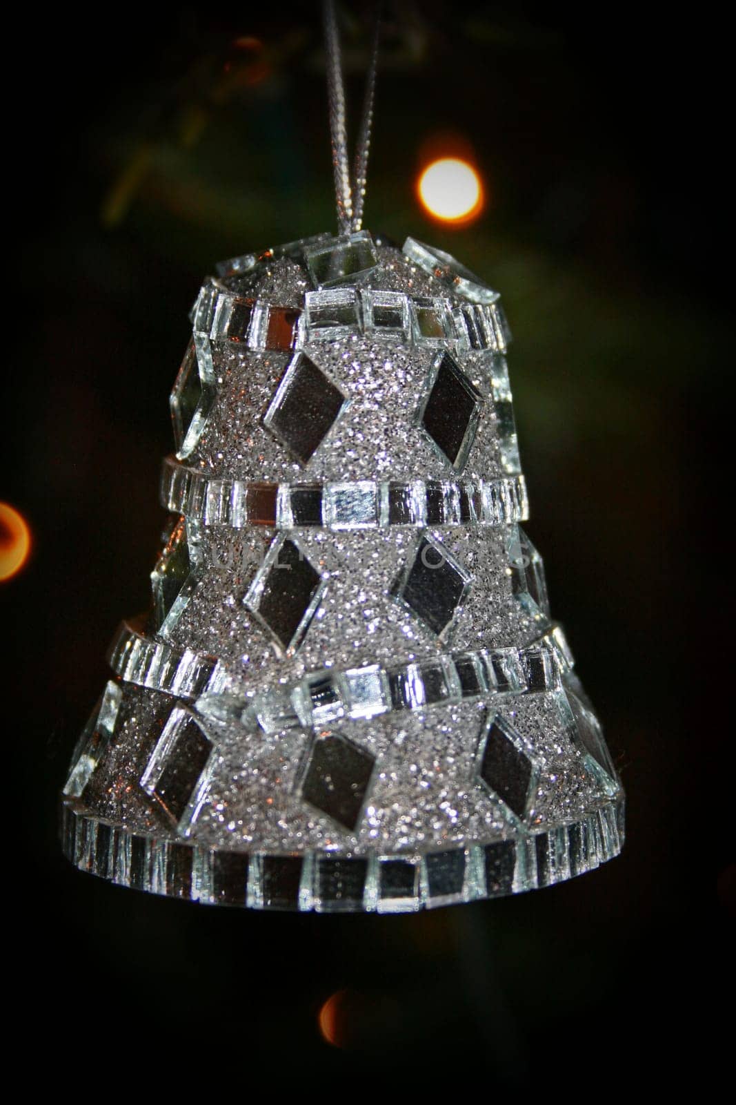 Glittering Christmas Decorations - Bell