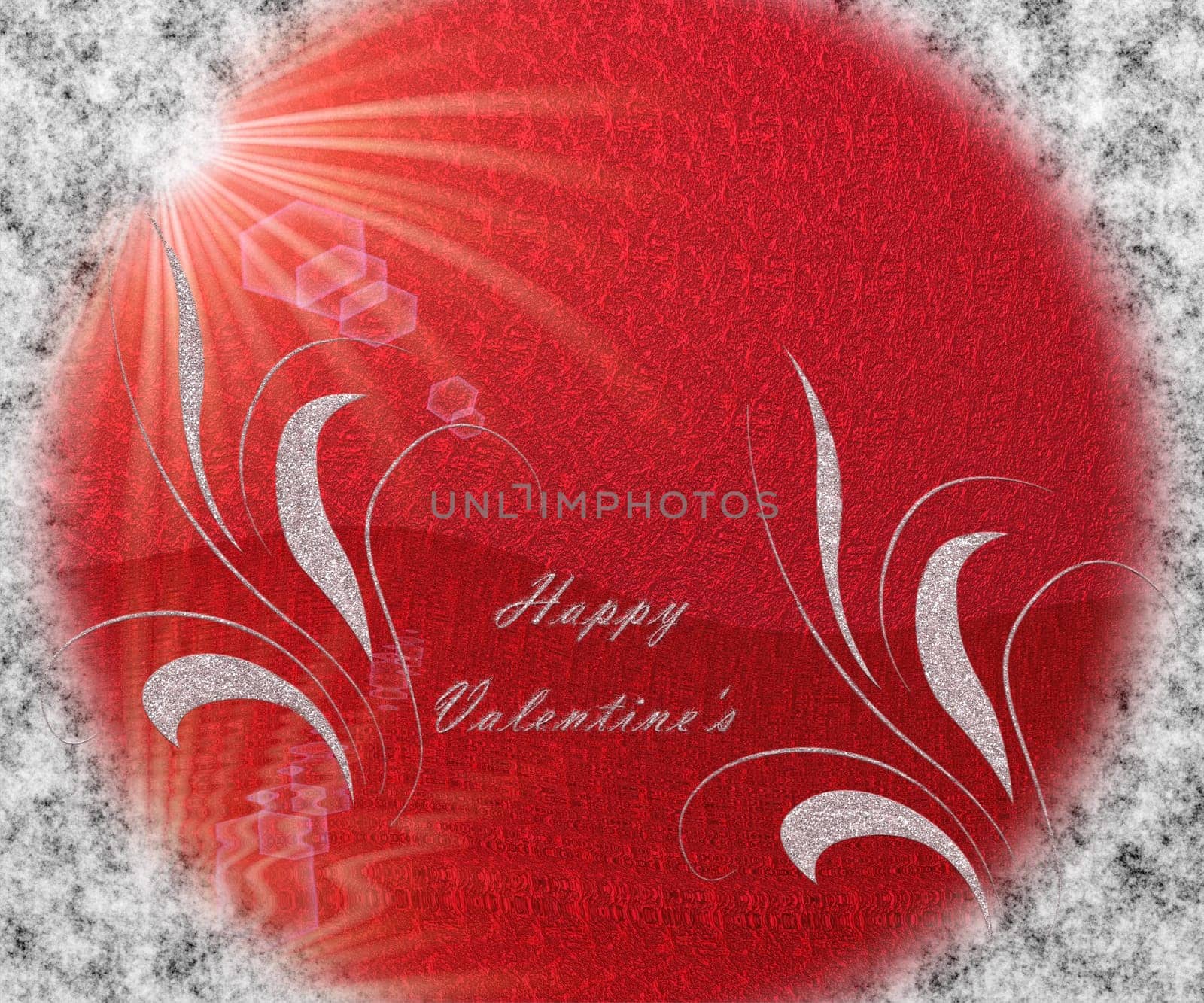 in  letters, all love for valentines day