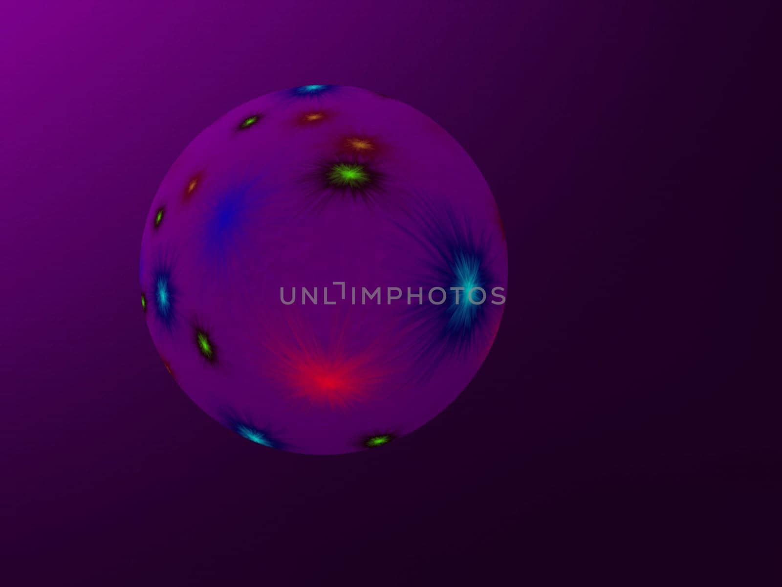 colored green background with a delicate structure