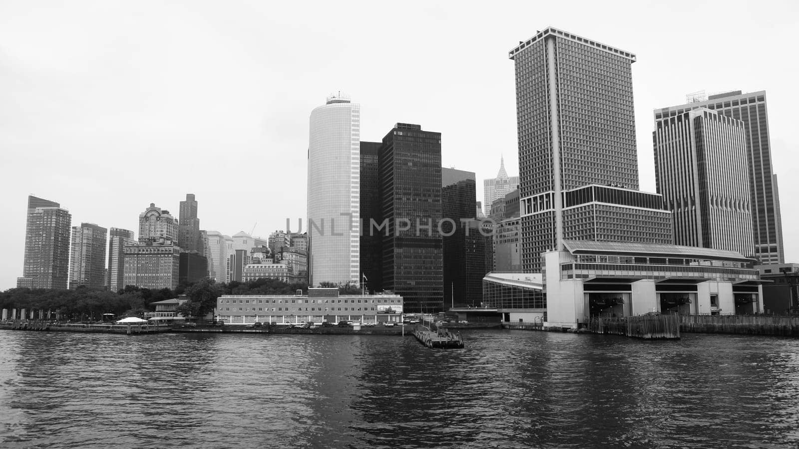Whitehall Terminal of Staten Island, Black and White shot